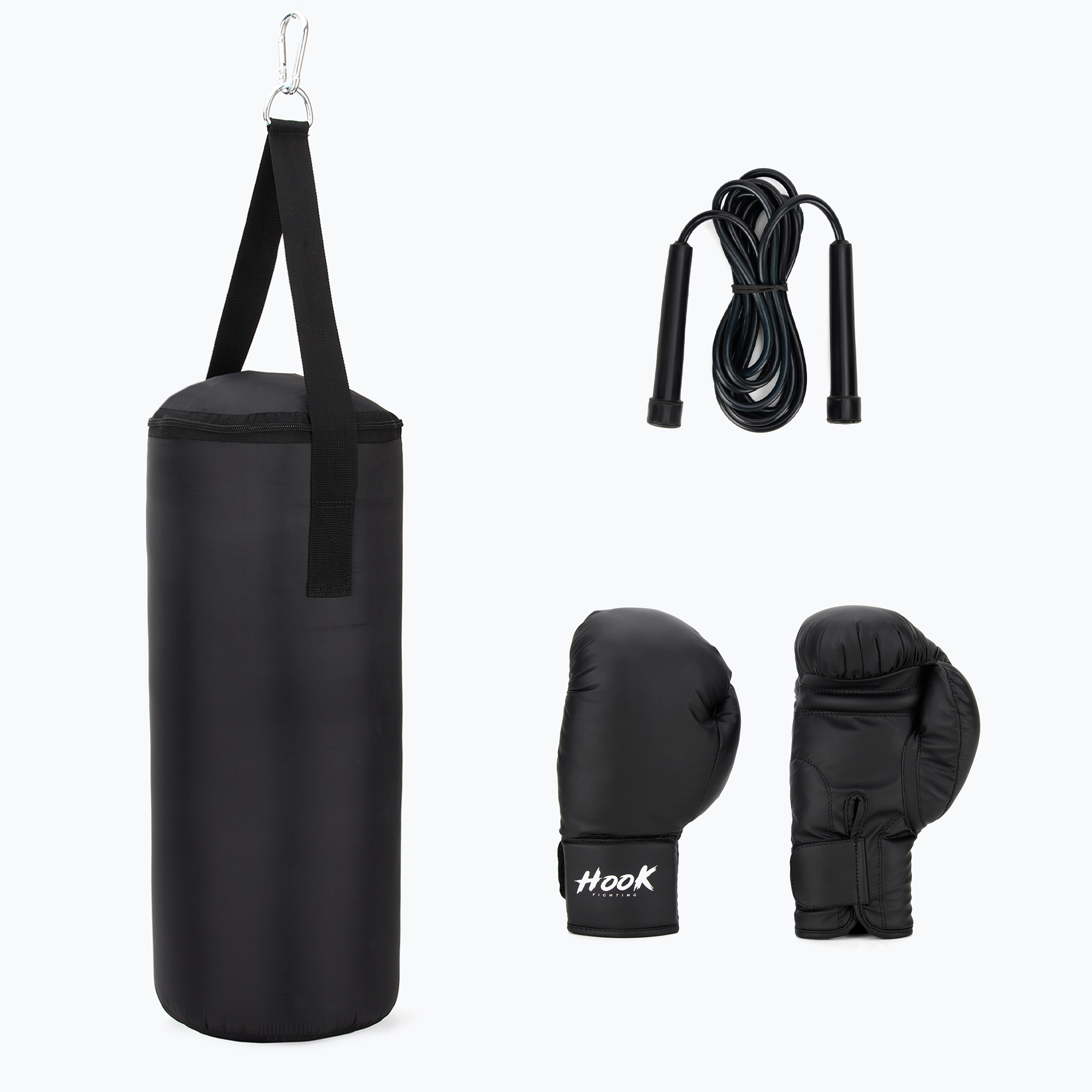 Zestaw bokserski dziecięcy HOOK FIGHTING Pierwszy Trening czarny 