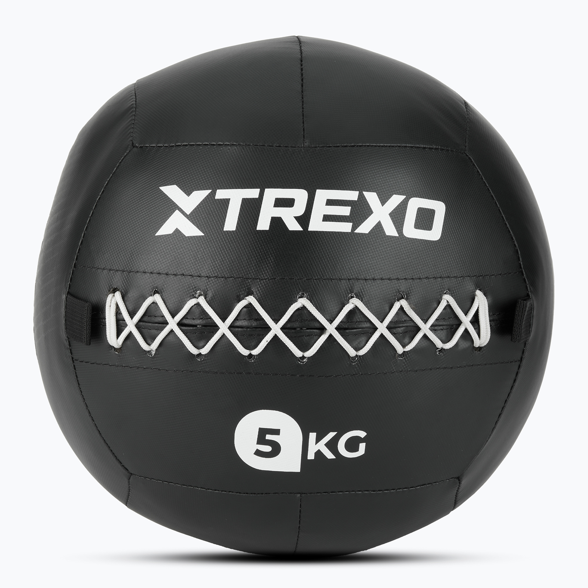 Piłka lekarska TREXO Wall Ball 5 kg czarny 