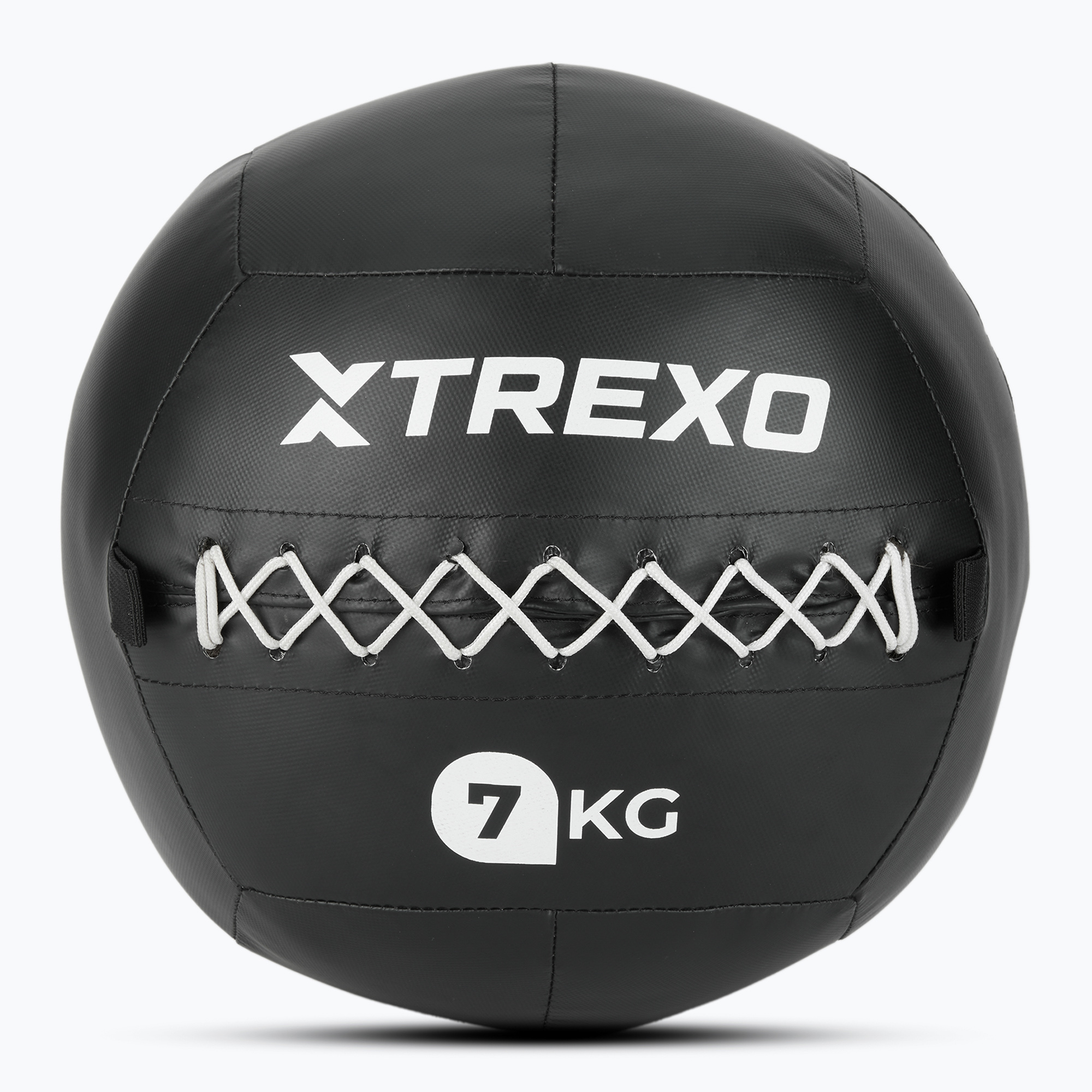 Piłka lekarska TREXO Wall Ball 7 kg czarny 