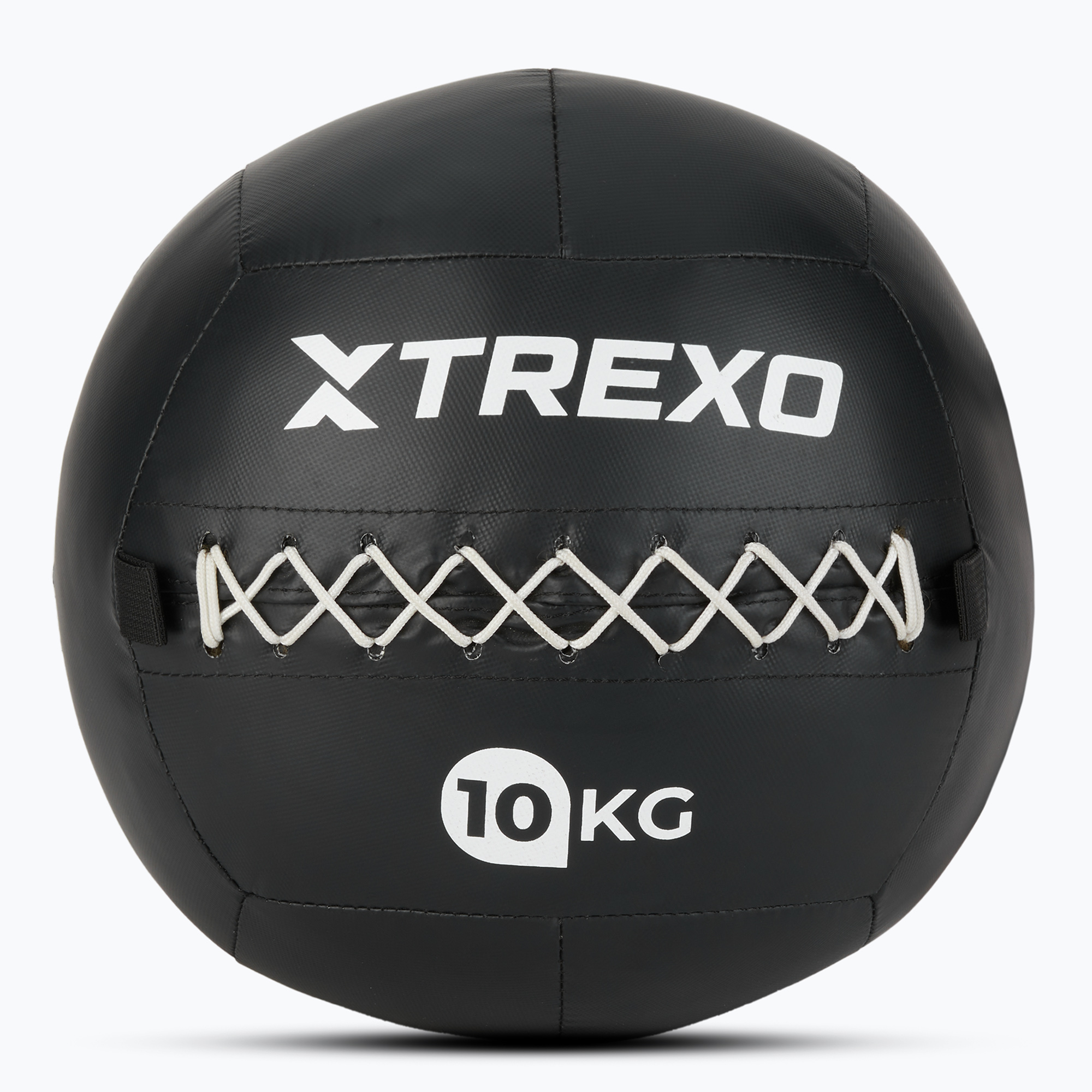 Piłka lekarska TREXO Wall Ball 12 kg czarny 
