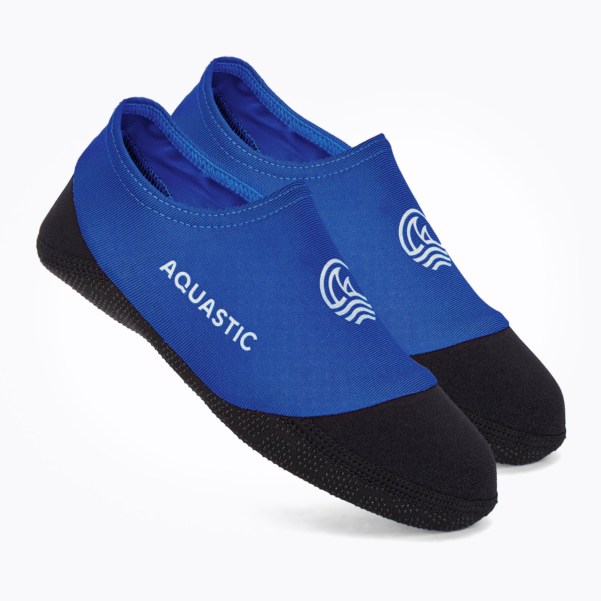 Skarpety basenowe dziecięce AQUASTIC Seavie Anti-Slip niebieski 