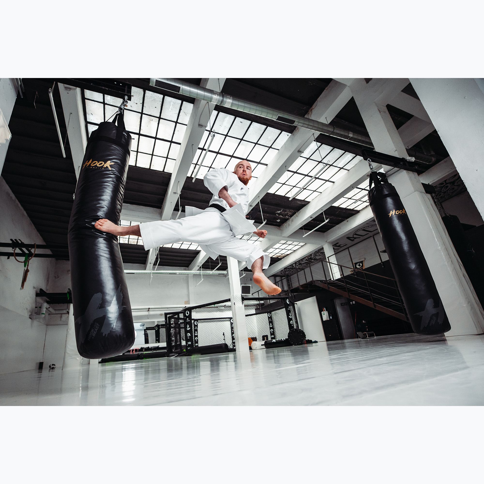 Worek bokserski HOOK FIGHTING HKF-BXB180 180 cm czarny 