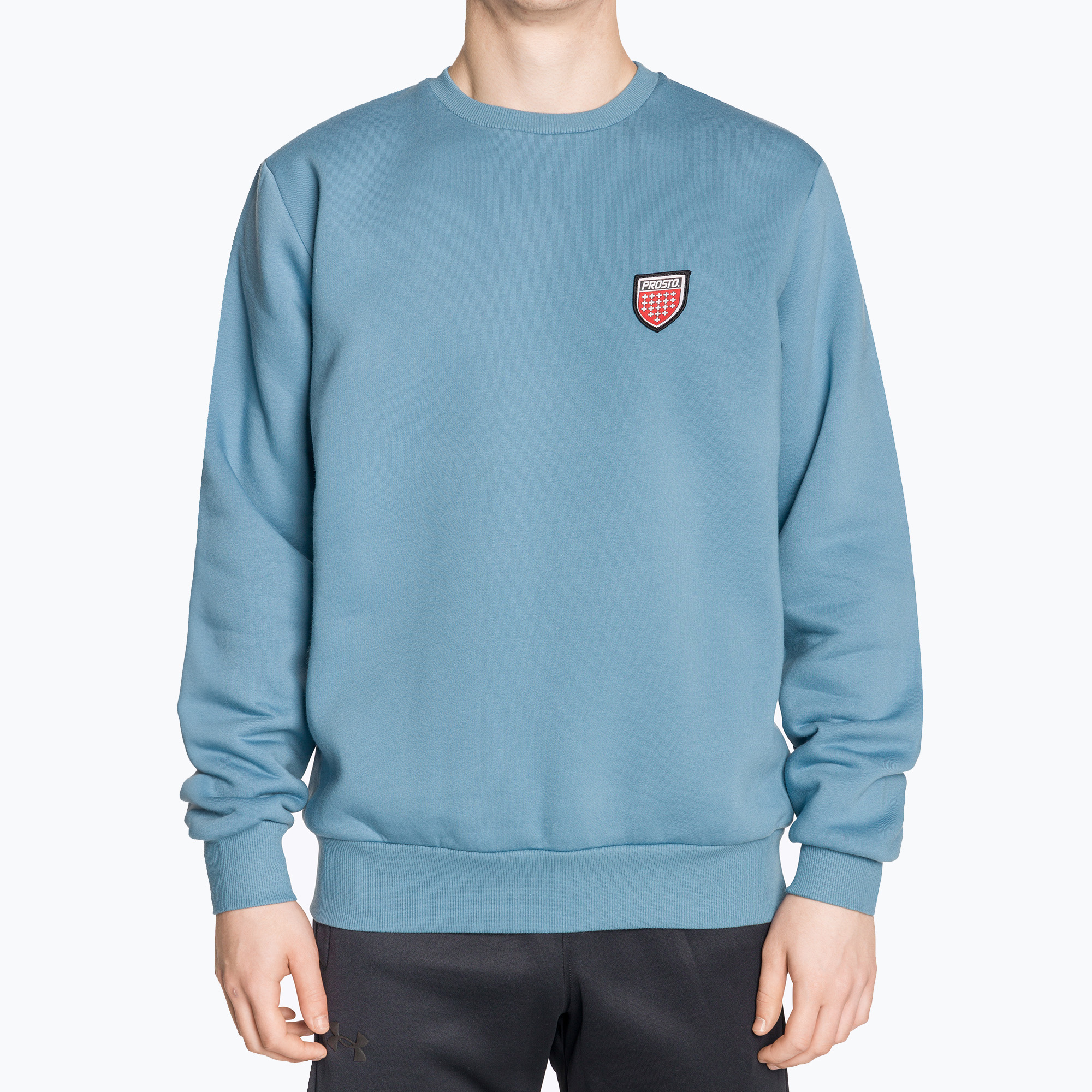 Bluza męska PROSTO Crewneck Bazy blue | WYSYŁKA W 24H | 30 DNI NA ZWROT