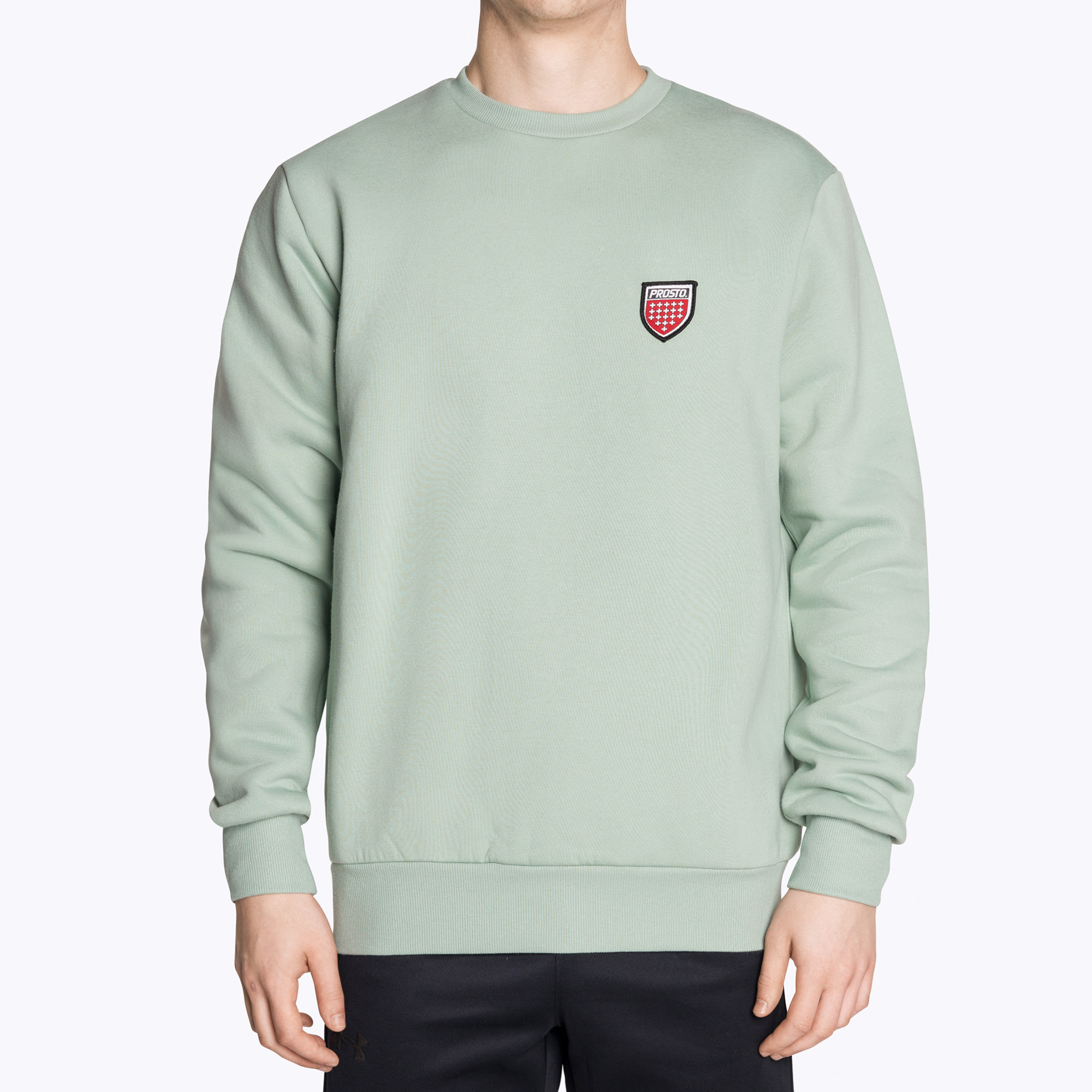 Bluza męska PROSTO Crewneck Bazy green | WYSYŁKA W 24H | 30 DNI NA ZWROT