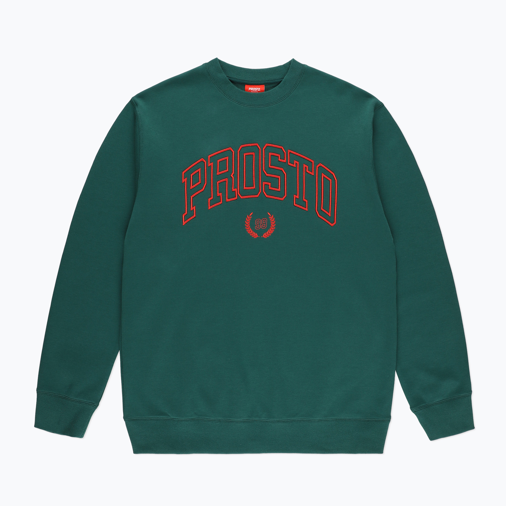 Bluza męska PROSTO Crewneck Varsity green | WYSYŁKA W 24H | 30 DNI NA ZWROT