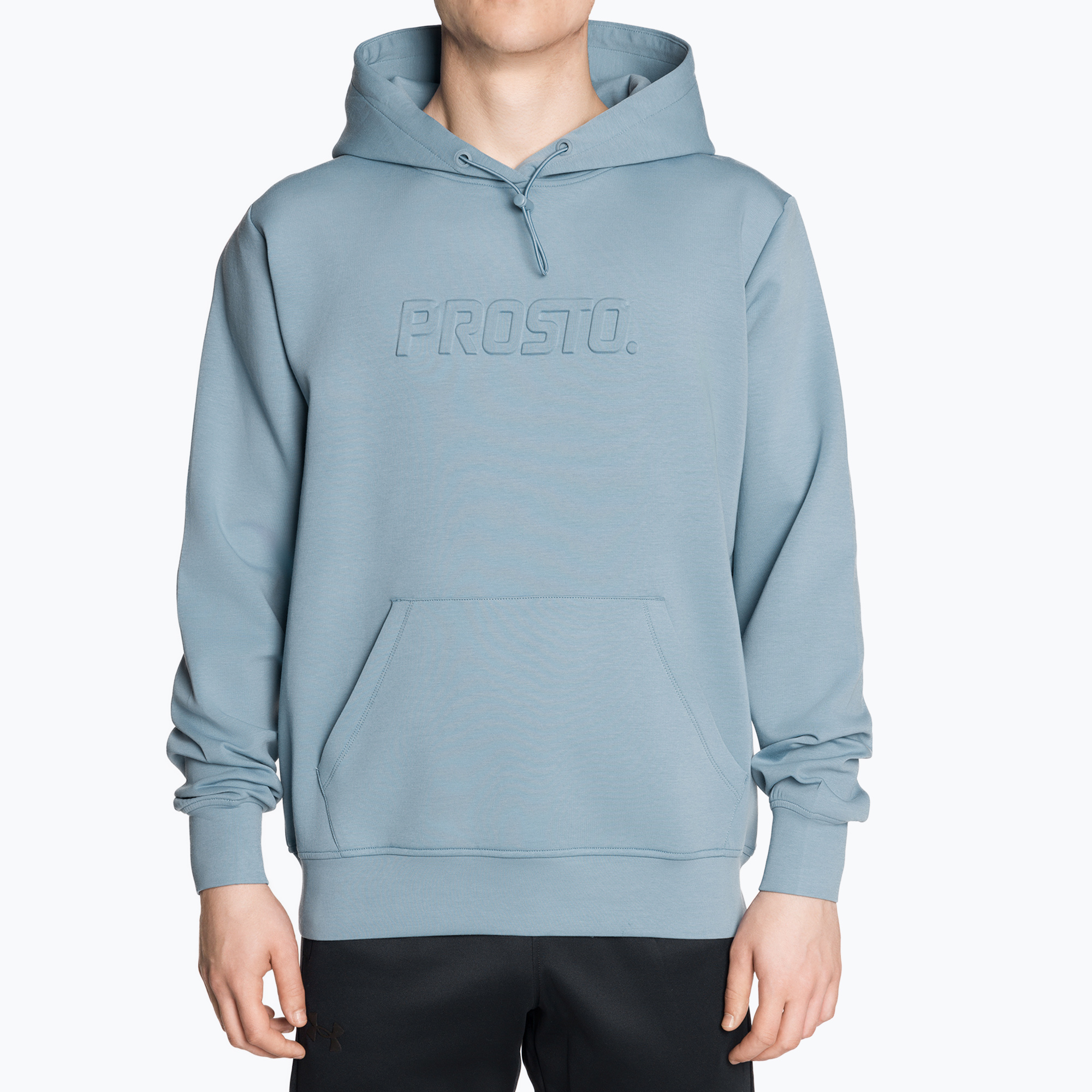 Bluza męska PROSTO Interlock Hoodie Logy blue | WYSYŁKA W 24H | 30 DNI NA ZWROT