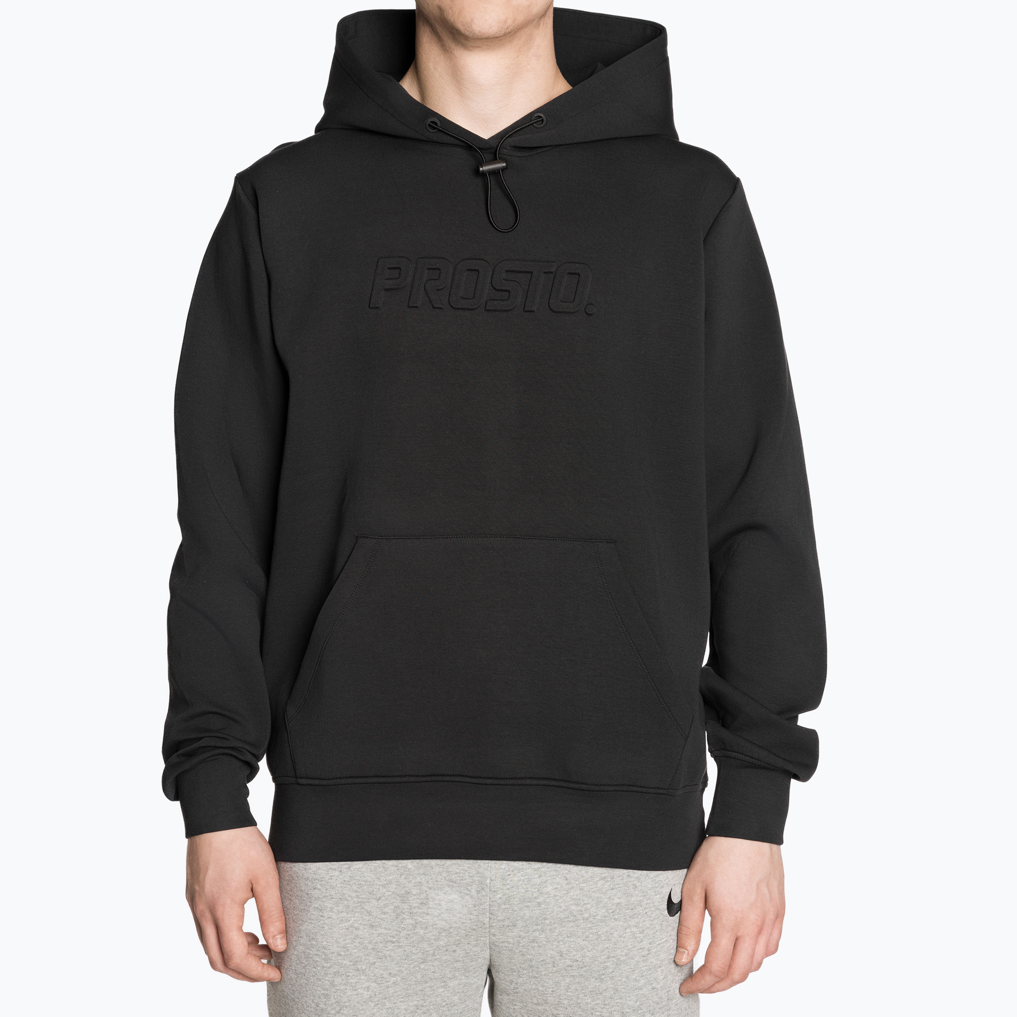 Bluza męska PROSTO Interlock Hoodie Logy black | WYSYŁKA W 24H | 30 DNI NA ZWROT