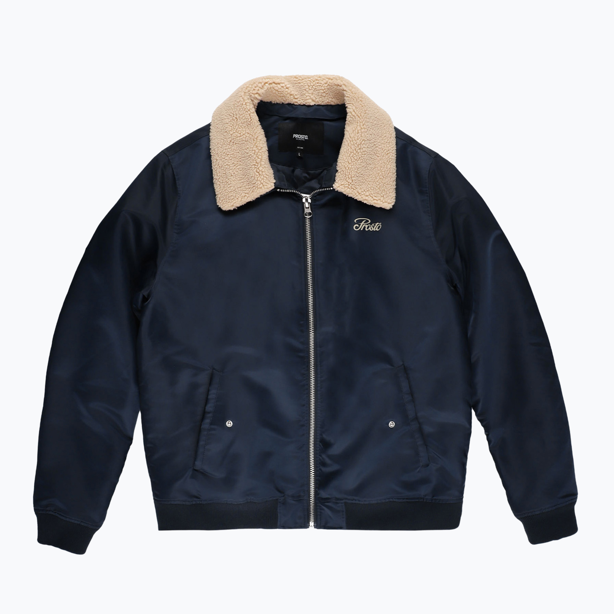 Kurtka męska PROSTO Varsity Bomber navy | WYSYŁKA W 24H | 30 DNI NA ZWROT