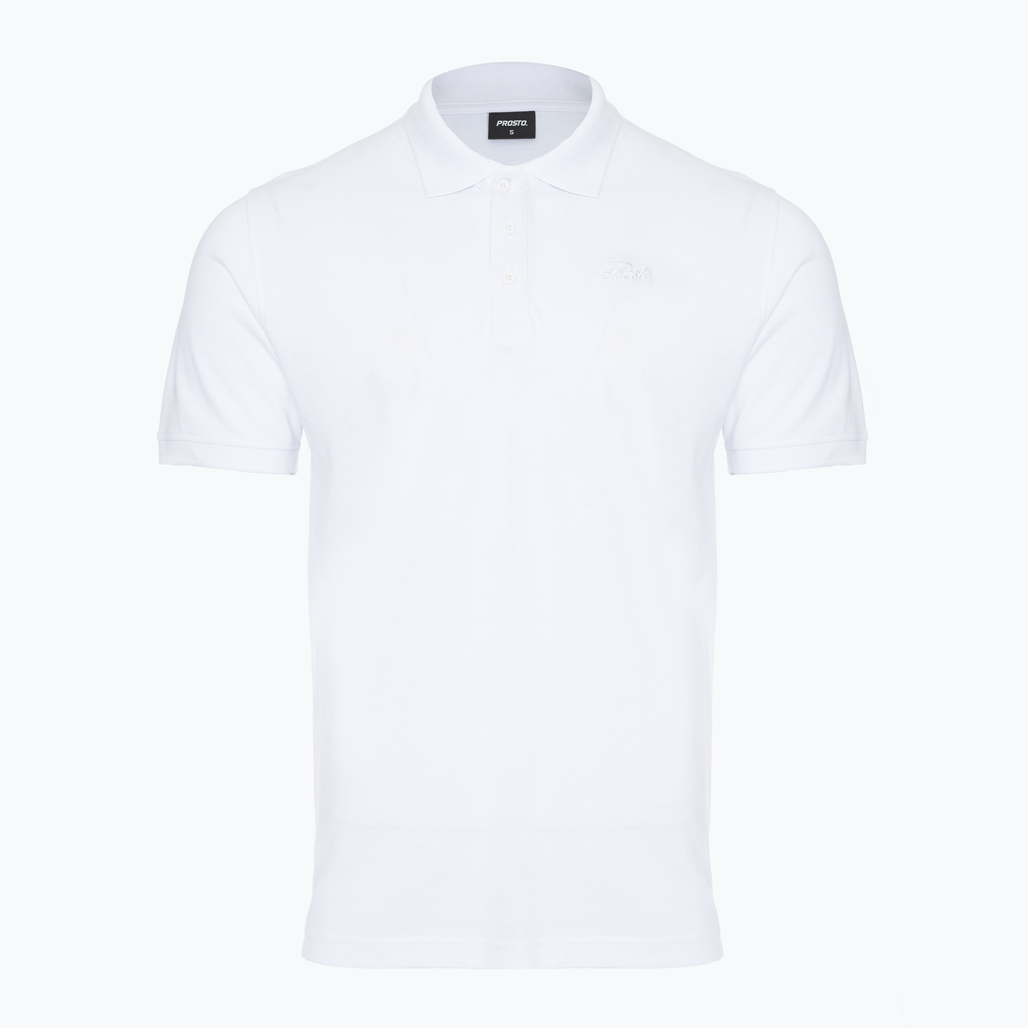 Koszulka polo męska PROSTO Polo Lior white 