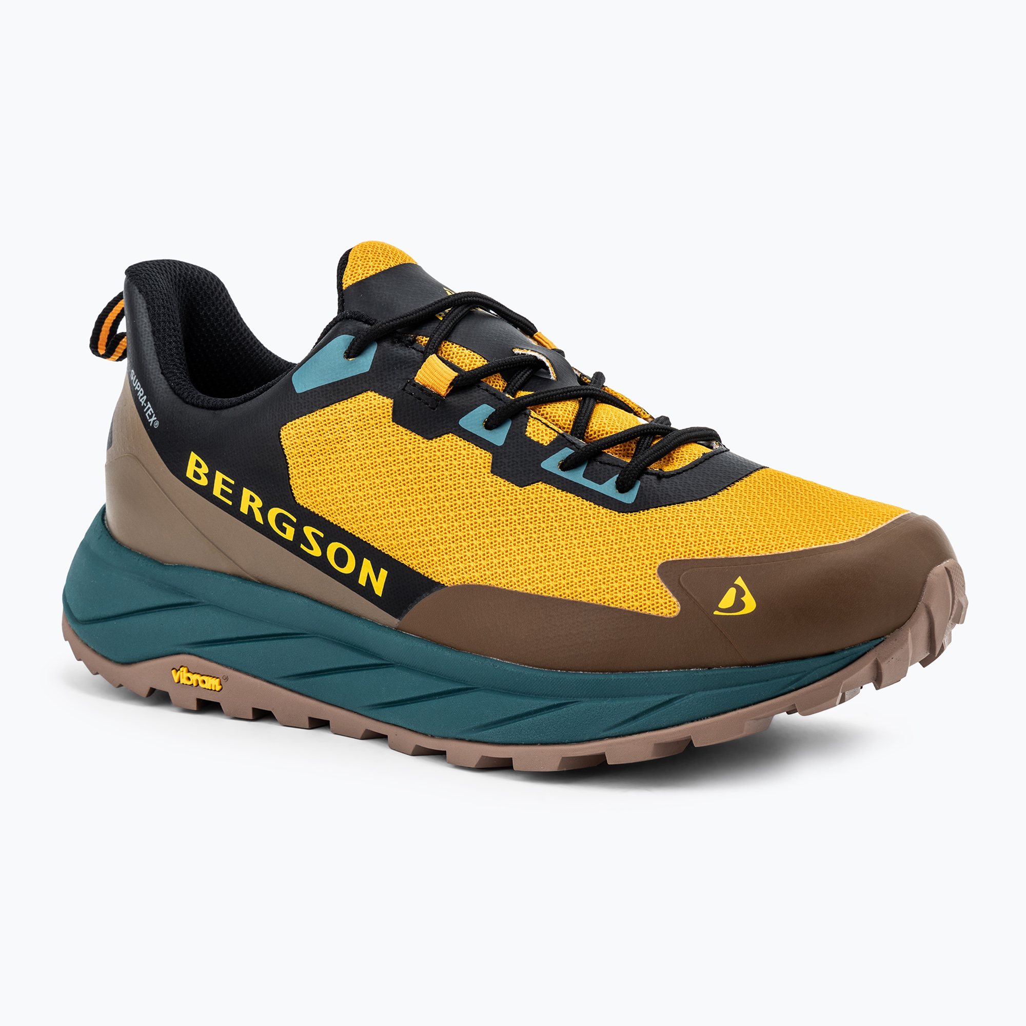 Buty trekkingowe męskie BERGSON Jabal Low STX yellow / brown | WYSYŁKA W 24H | 30 DNI NA ZWROT