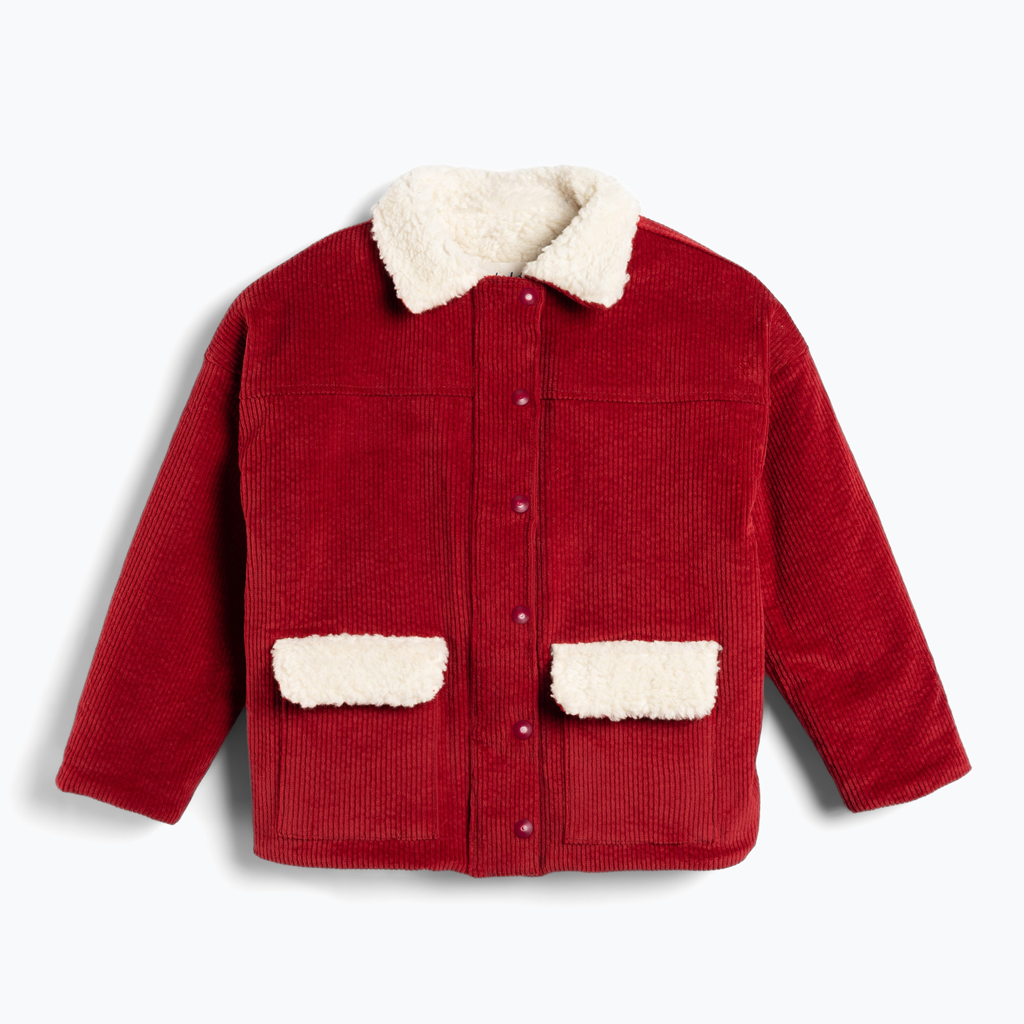 Kurtka dziecięca KID STORY Teddy warm red flowers | WYSYŁKA W 24H | 30 DNI NA ZWROT