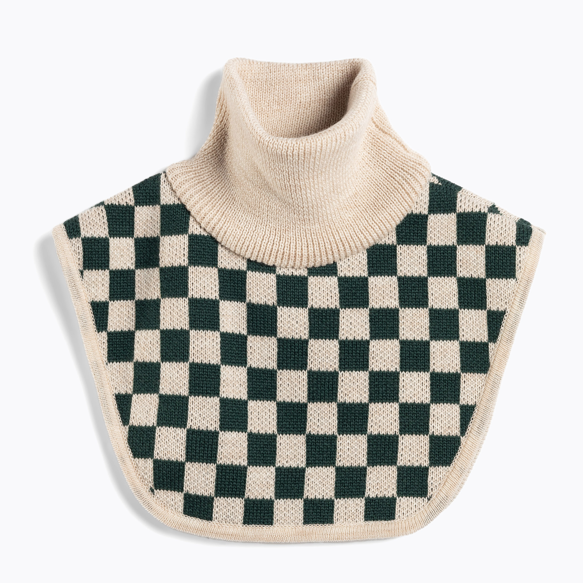 Komin dziecięcy KID STORY Merino green chessboard | WYSYŁKA W 24H | 30 DNI NA ZWROT