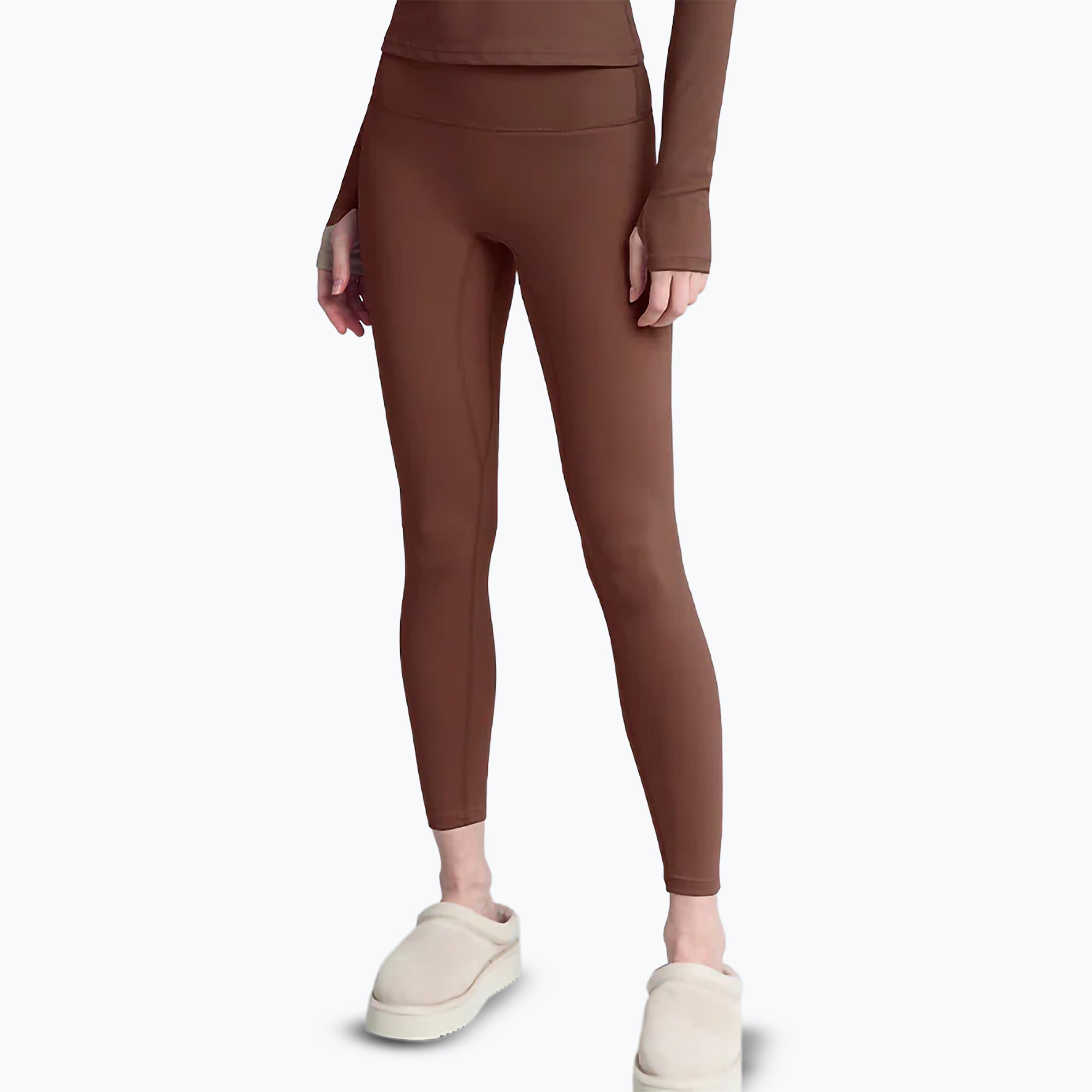 Legginsy do jogi damskie JOYINME 7/8 Oneness Ease chestnut 
