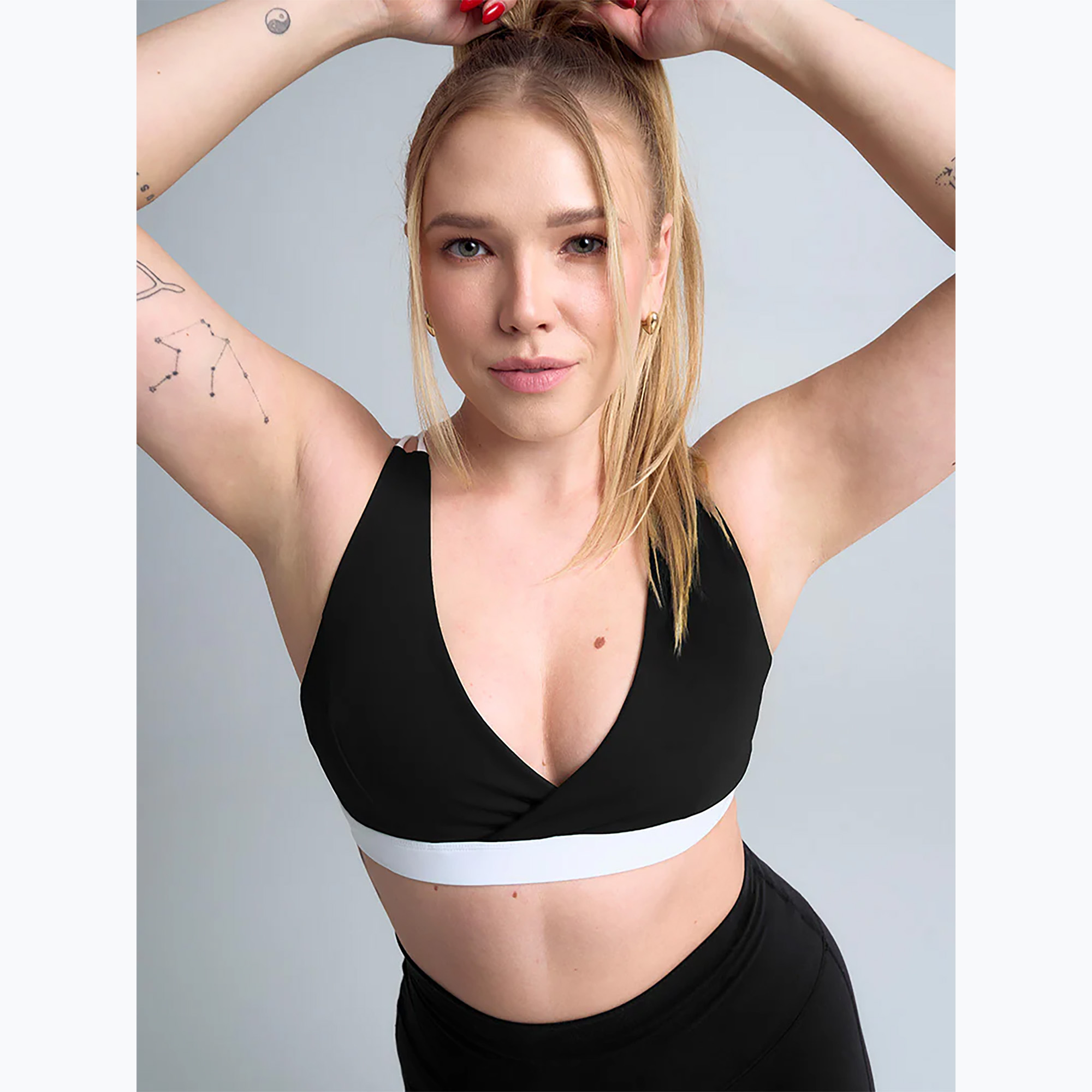 Biustonosz treningowy JOYINME Empower black 
