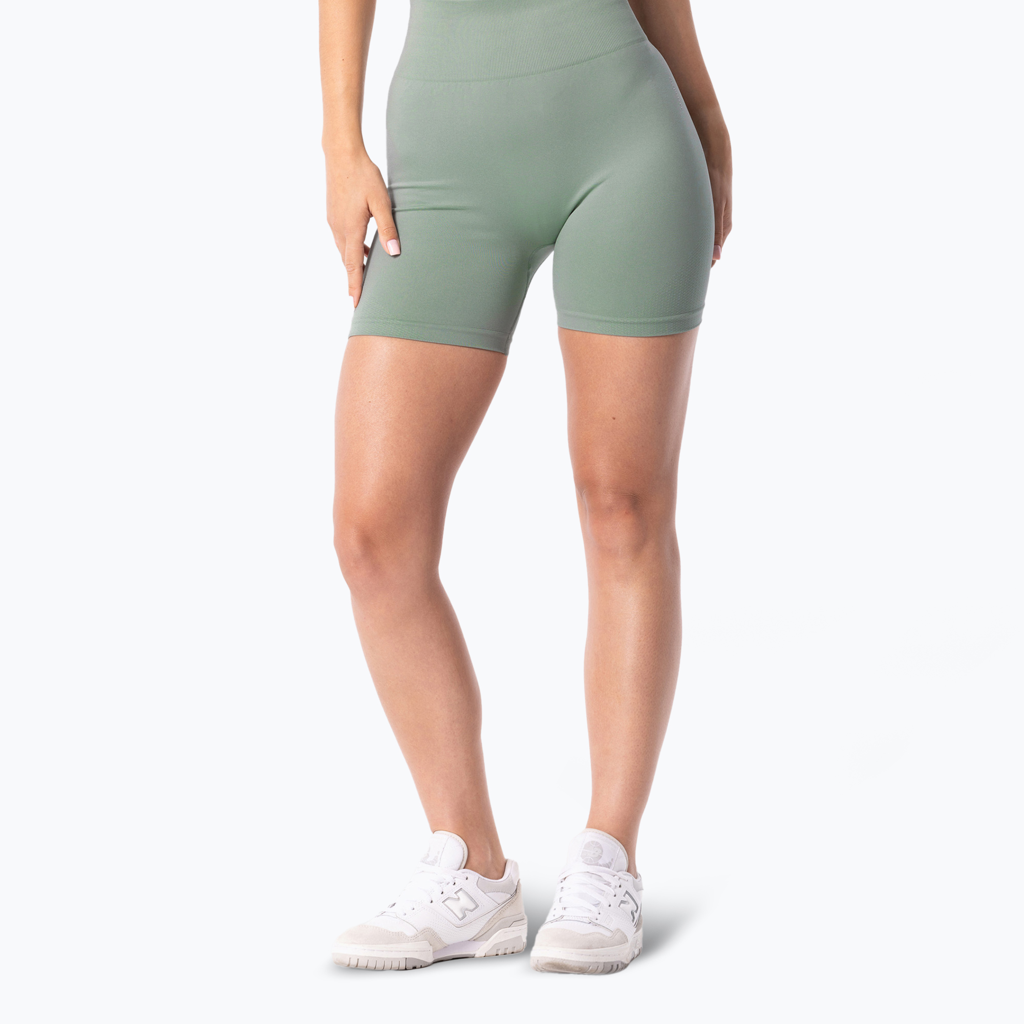 Spodenki treningowe damskie Carpatree Simply Seamless pale green | WYSYŁKA W 24H | 30 DNI NA ZWROT