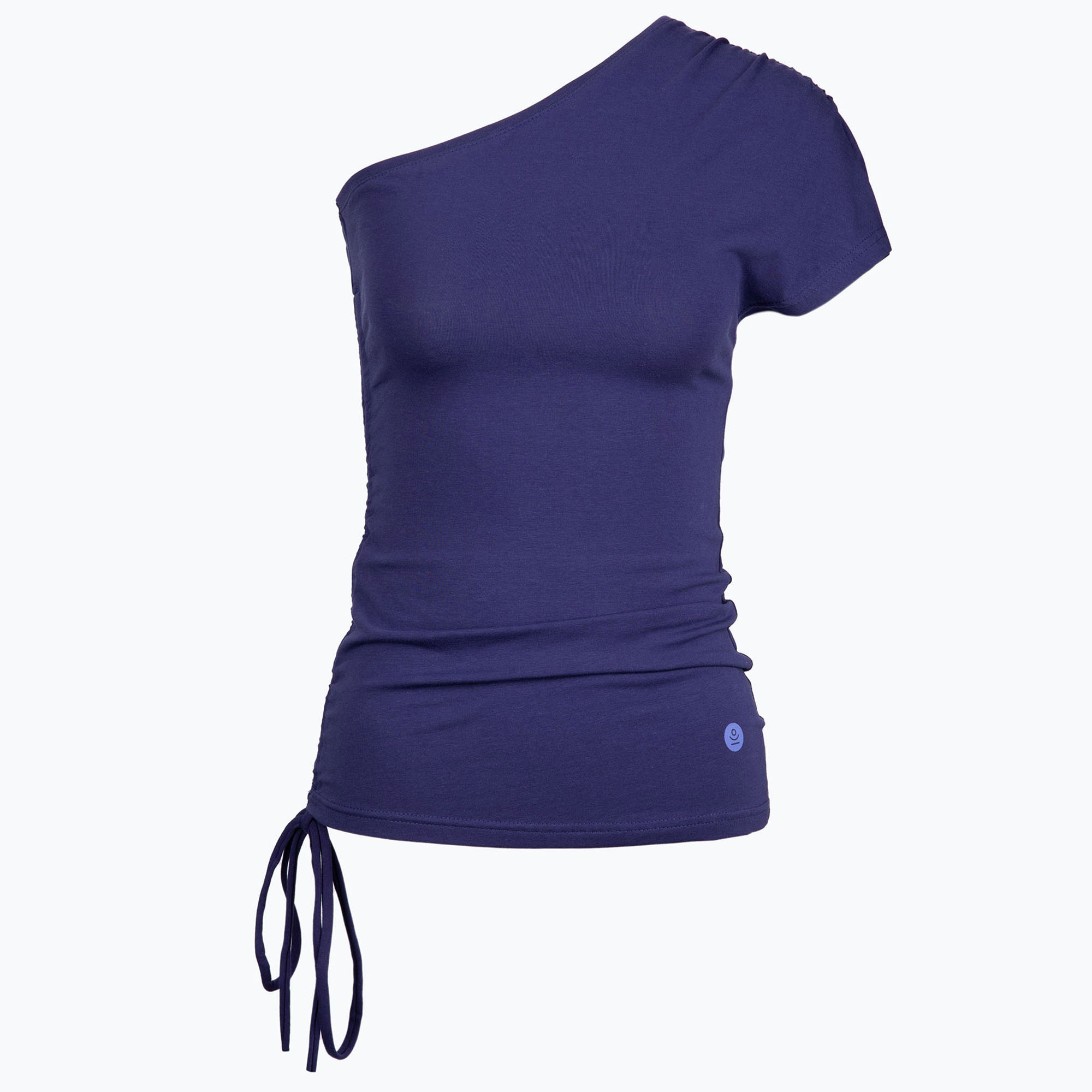 Top do jogi damski Moonholi One Shoulder String Top niebieski 213 | WYSYŁKA W 24H | 30 DNI NA ZWROT