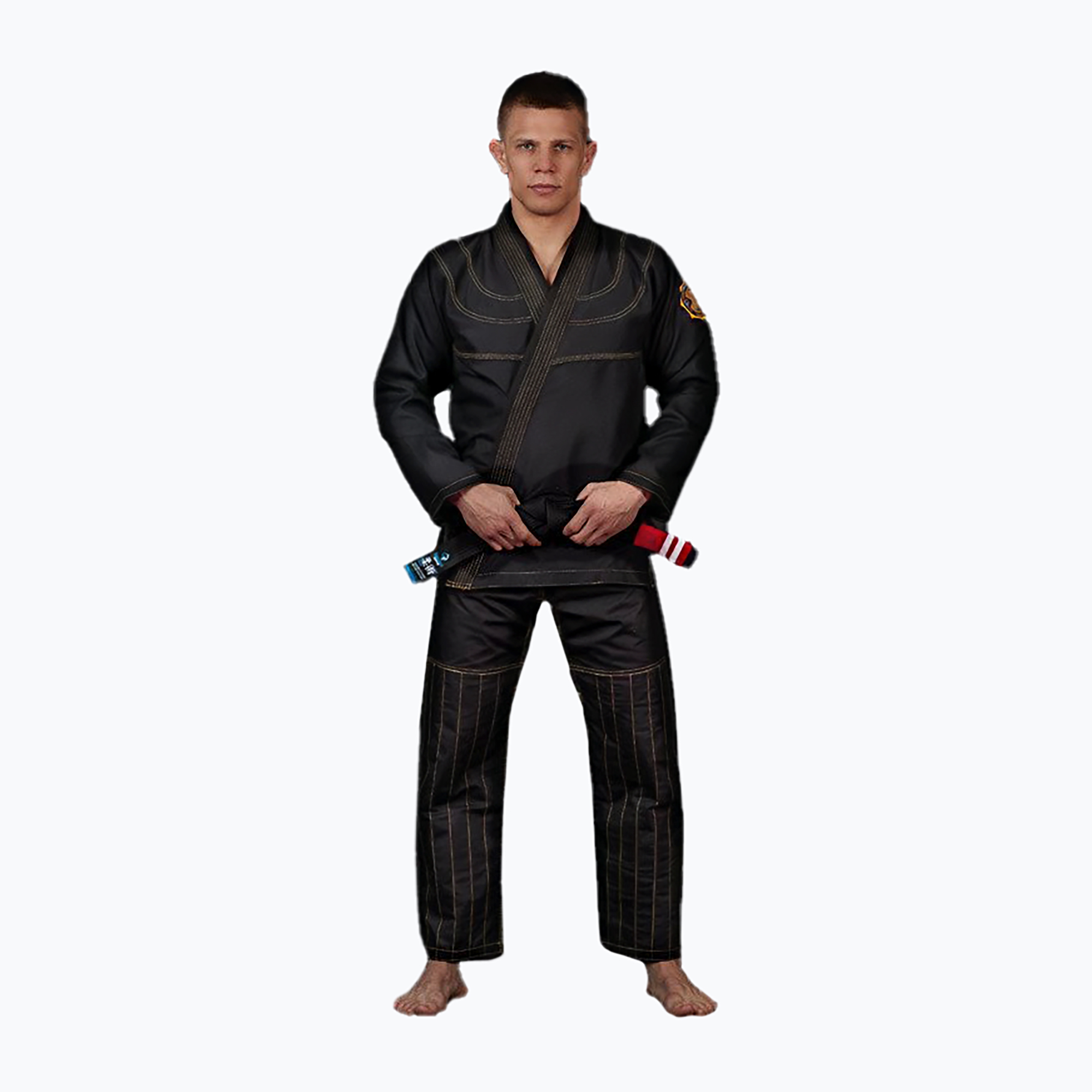 Zdjęcia - Ubrania do sportów walki Ground Game GI do brazylijskiego jiu-jitsu męskie  Champion 2.0 czarne | WY 
