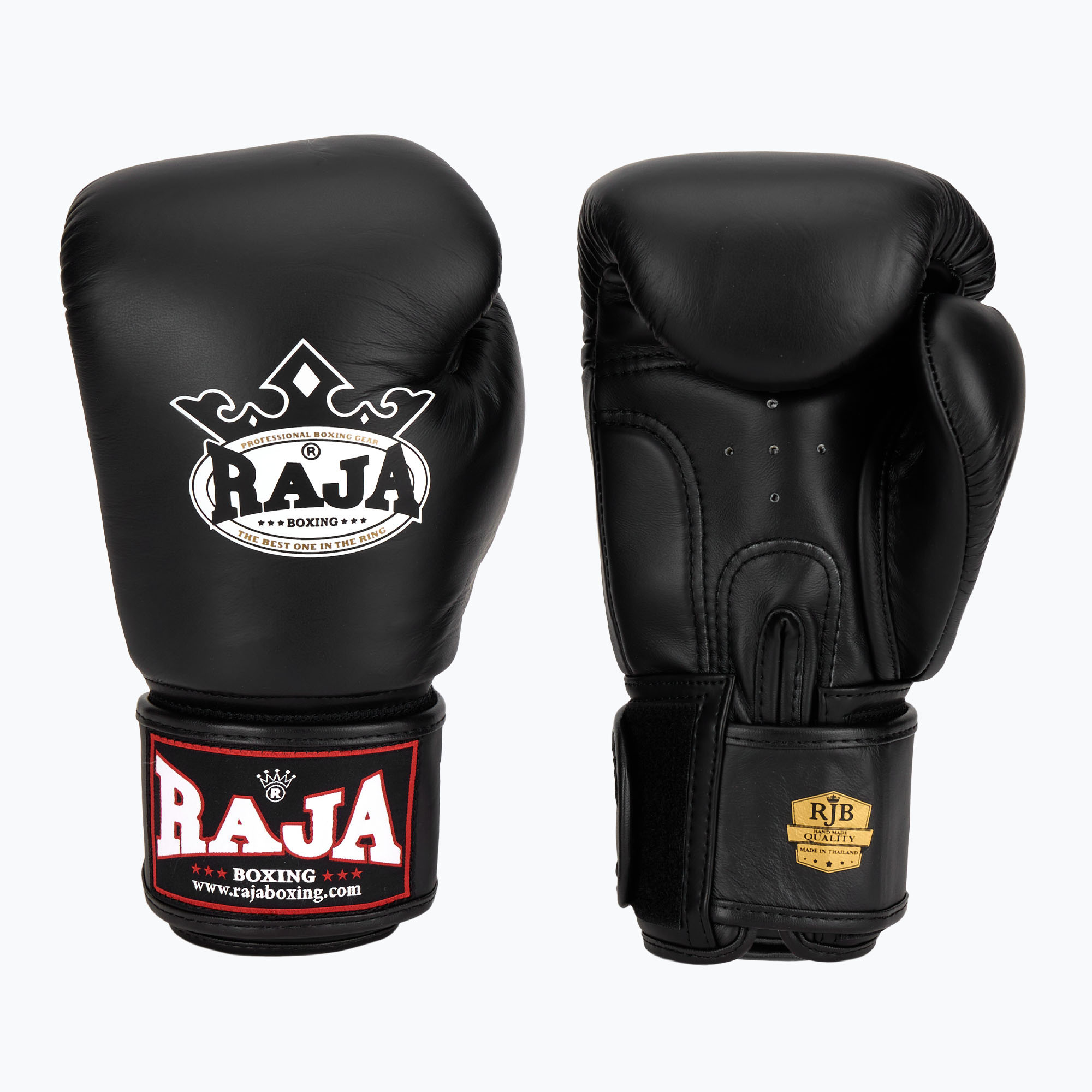 Rękawice bokserskie RAJA BOXING Single Standard Genuine Leather black 
