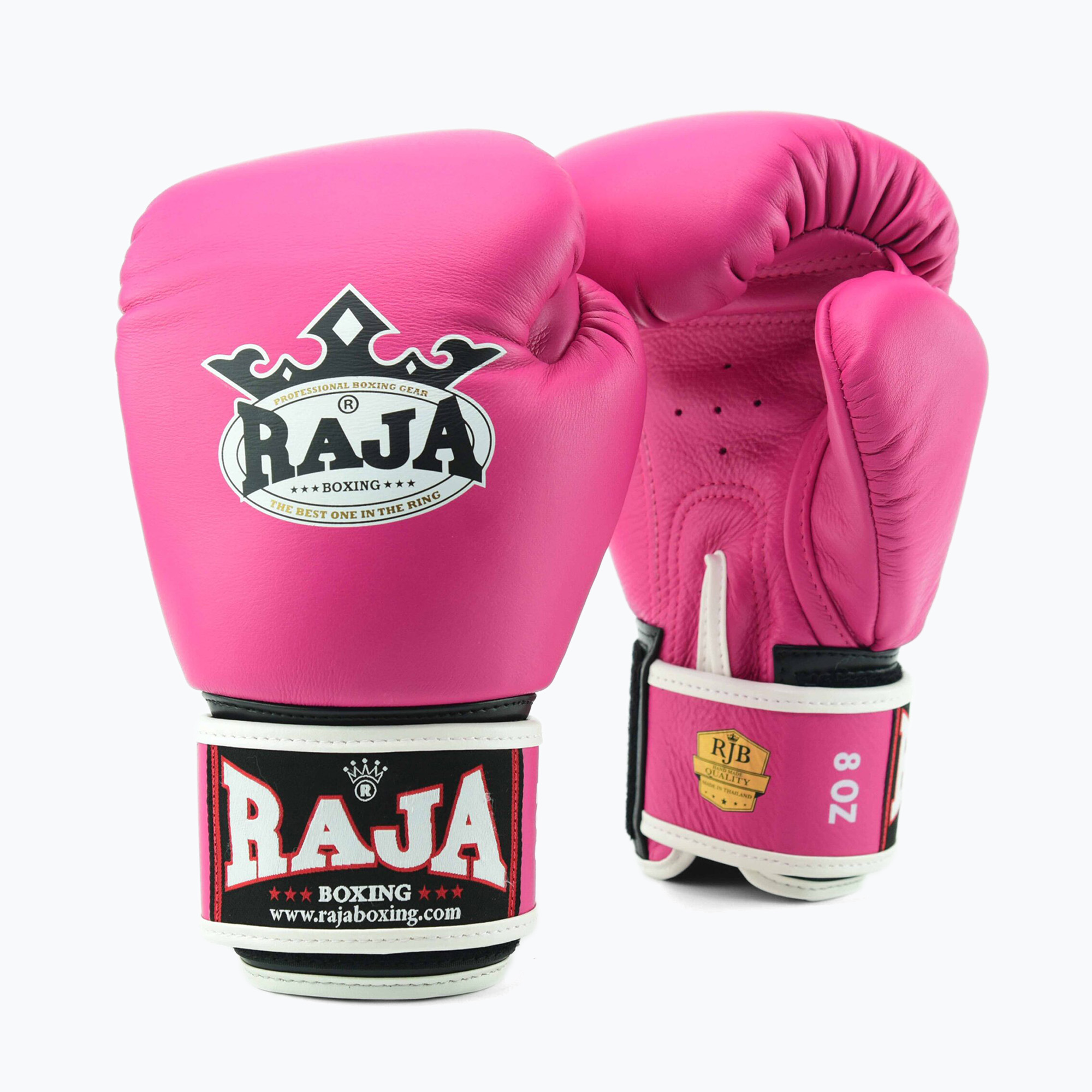 Rękawice bokserskie RAJA BOXING Single Standard Genuine Leather pink | WYSYŁKA W 24H | 30 DNI NA ZWROT