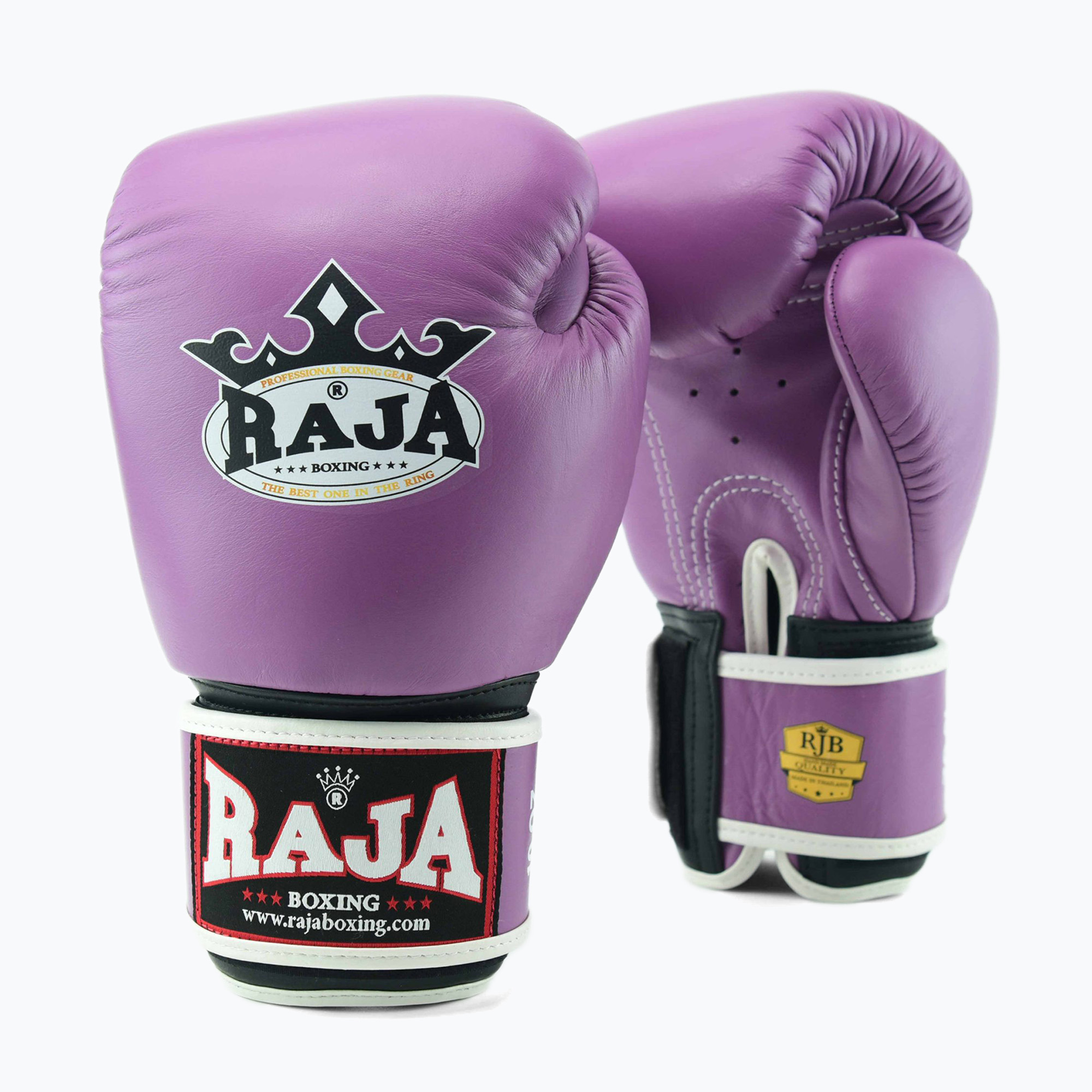 Rękawice bokserskie RAJA BOXING Single Standard Genuine Leather purple | WYSYŁKA W 24H | 30 DNI NA ZWROT