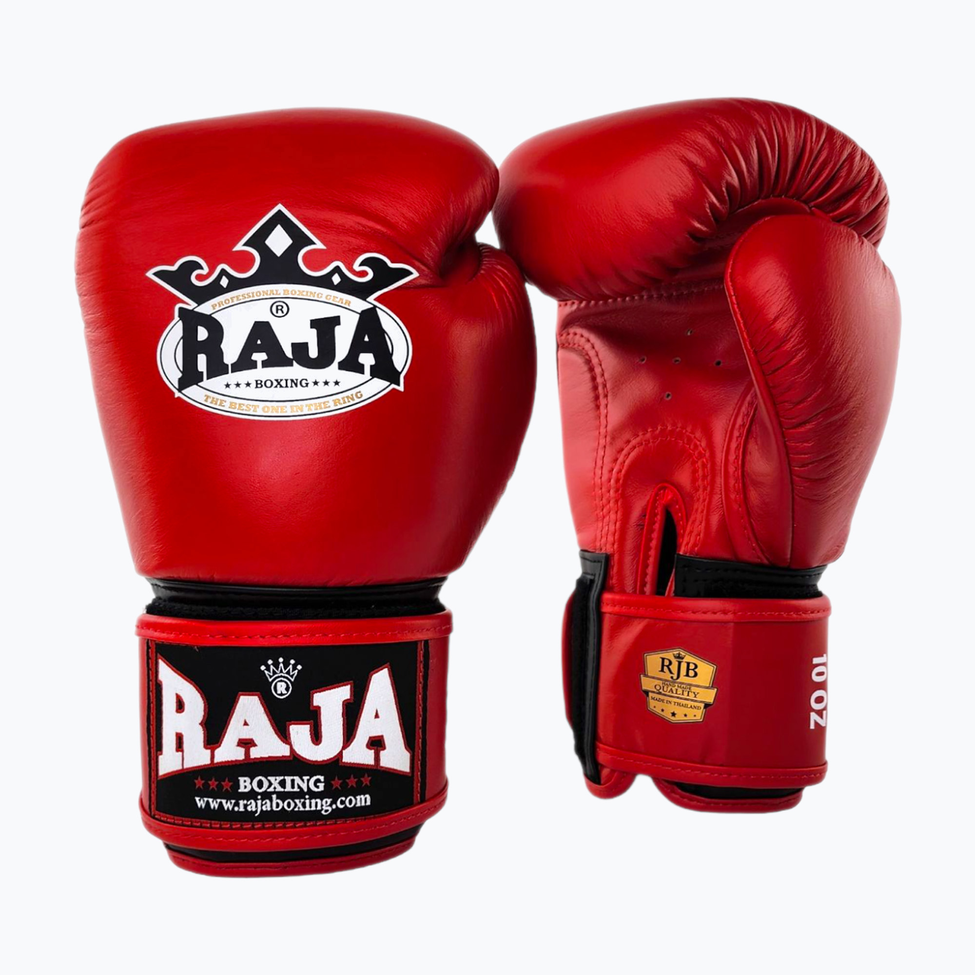 Rękawice bokserskie RAJA BOXING Single Standard Genuine Leather red | WYSYŁKA W 24H | 30 DNI NA ZWROT