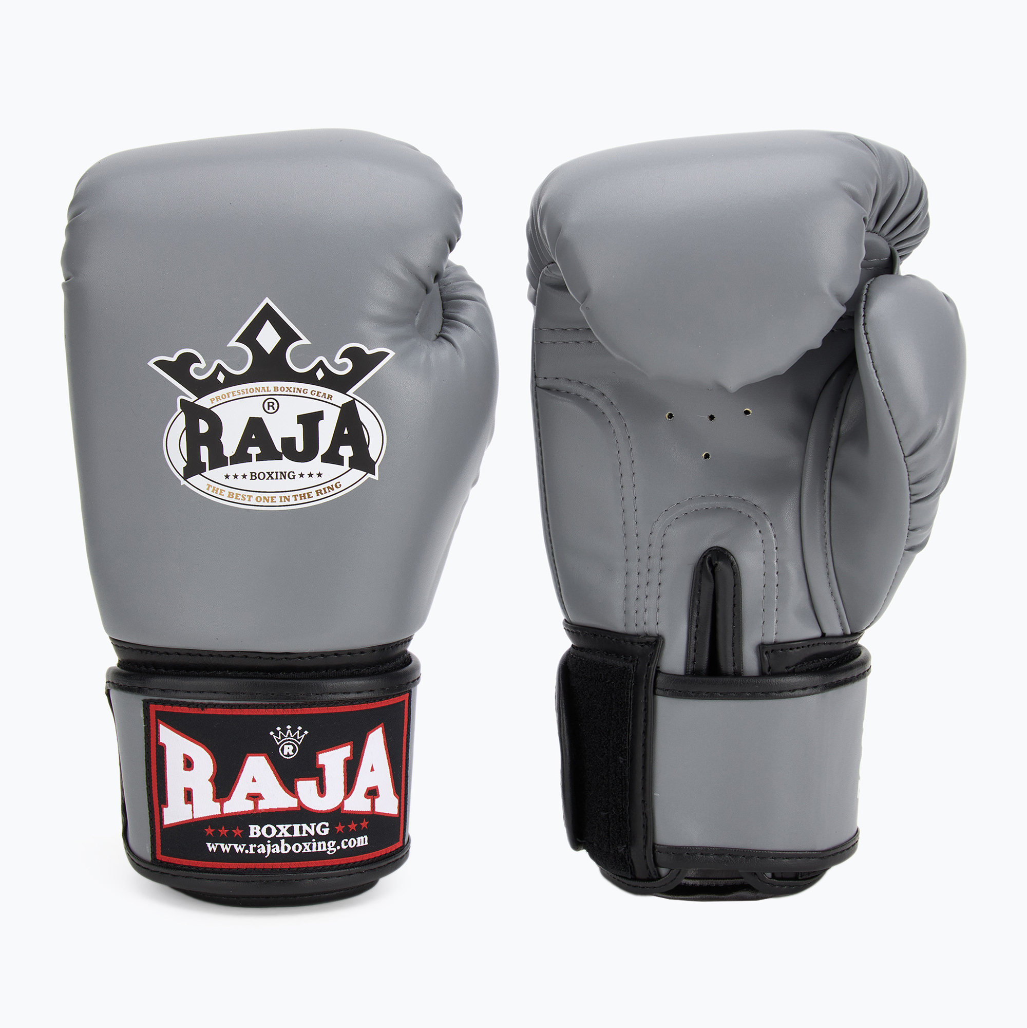 Rękawice bokserskie RAJA BOXING Single Semi Leather grey | WYSYŁKA W 24H | 30 DNI NA ZWROT