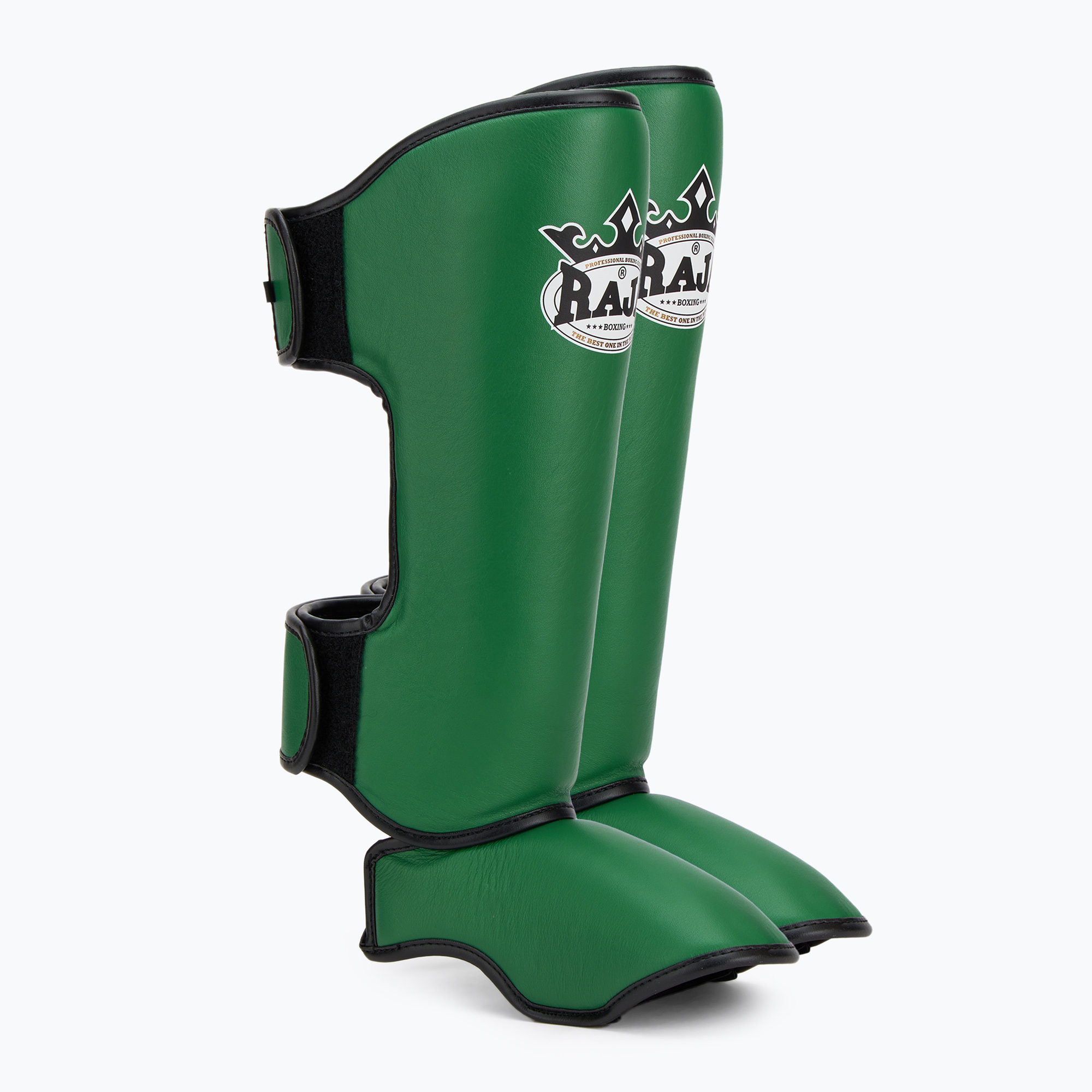 Ochraniacze piszczeli i stóp RAJA BOXING Lightweight Shin Guards Genuine Leather dark green | WYSYŁKA W 24H | 30 DNI NA ZWROT