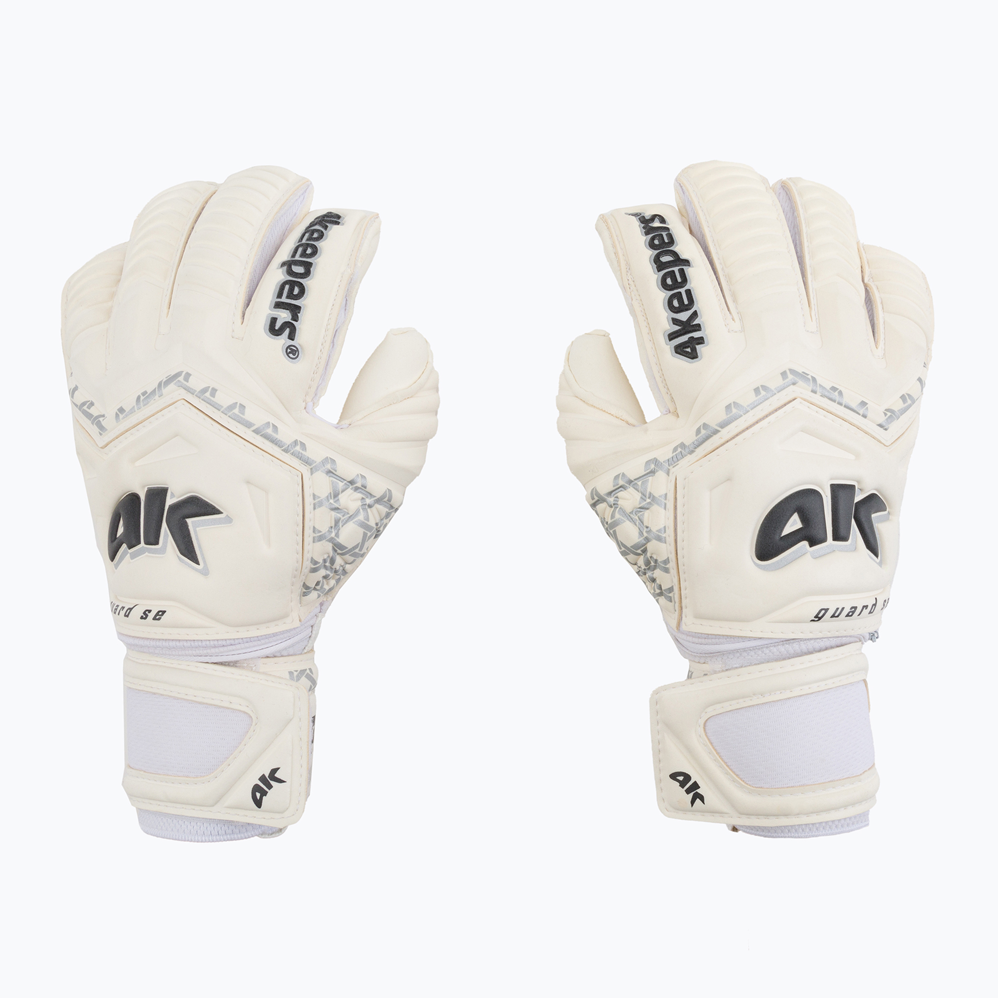 Rękawice bramkarskie dziecięce 4keepers Guard Classic MF białe/czarne | WYSYŁKA W 24H | 30 DNI NA ZWROT