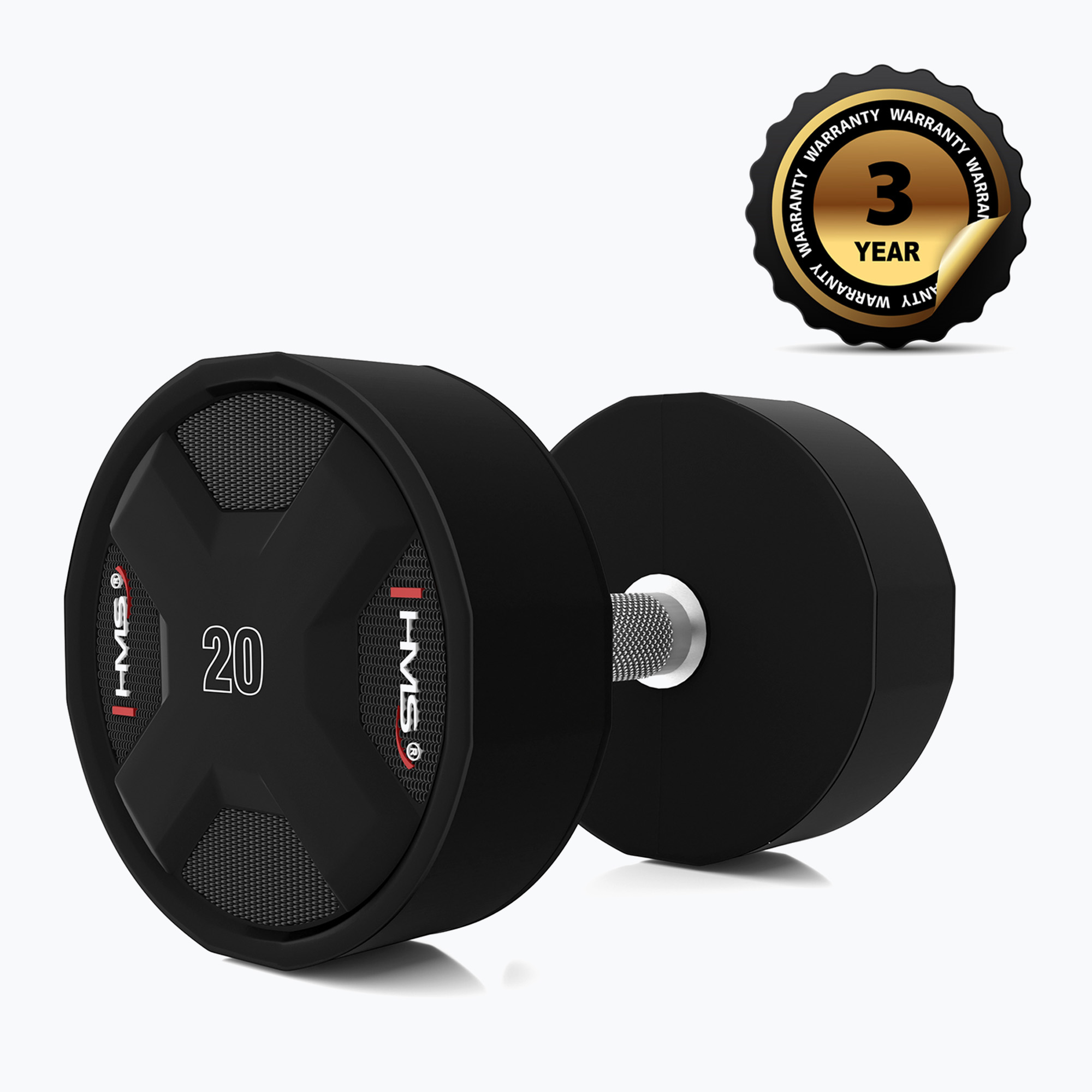 Hantel HMS HPC 1 szt. 20 kg black 
