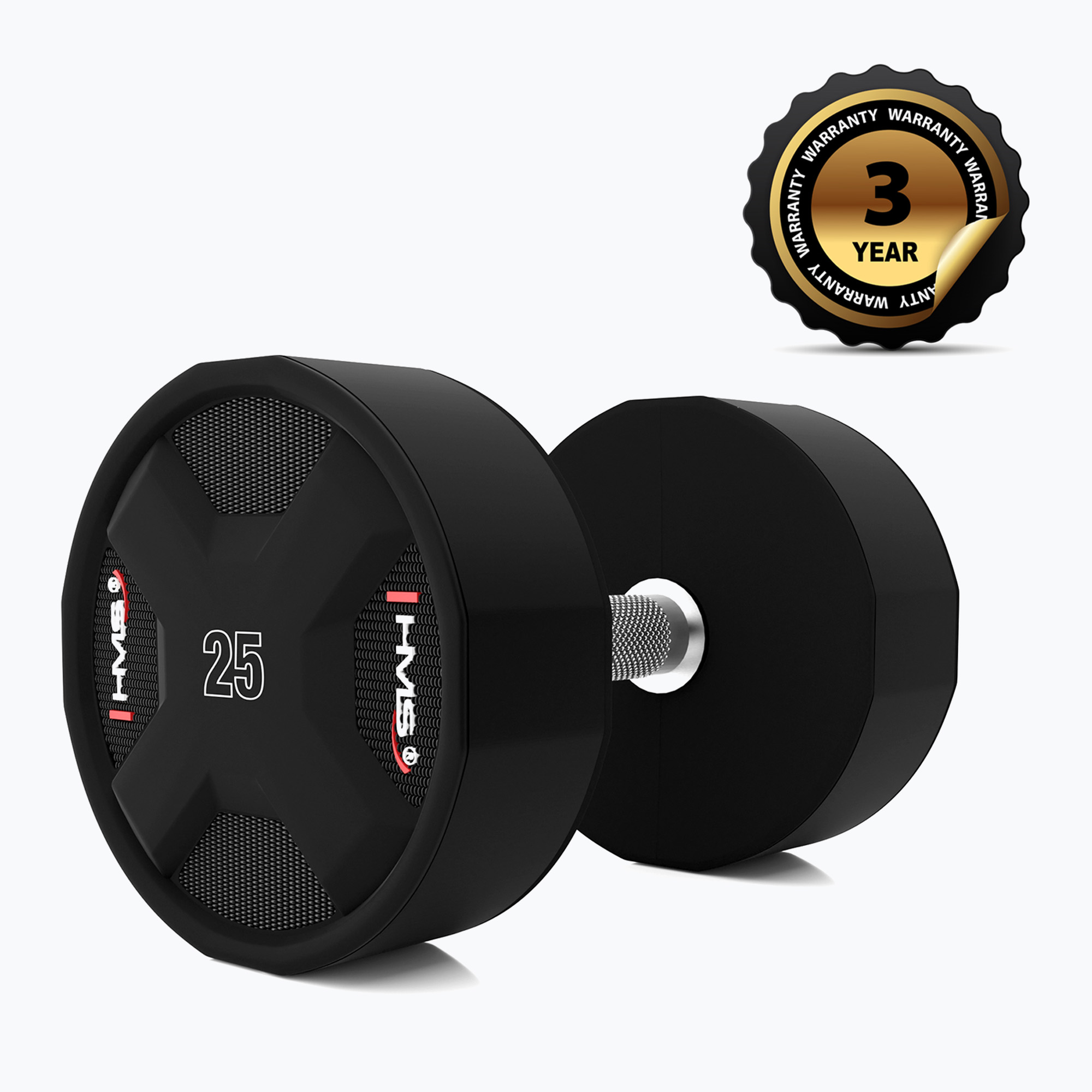 Hantel HMS HPC 1 szt. 25 kg black 