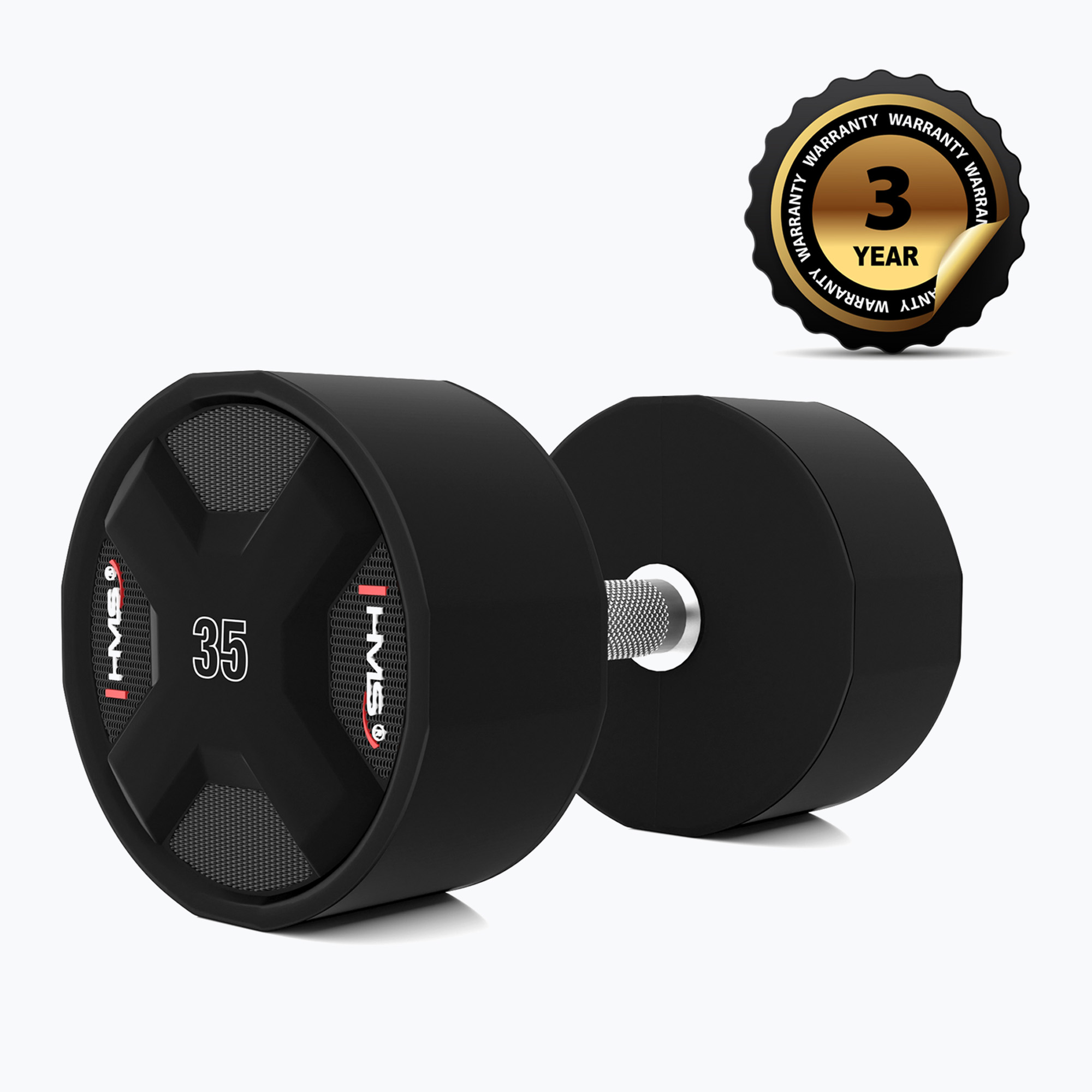 Hantel HMS HPC 1 szt. 35 kg black 