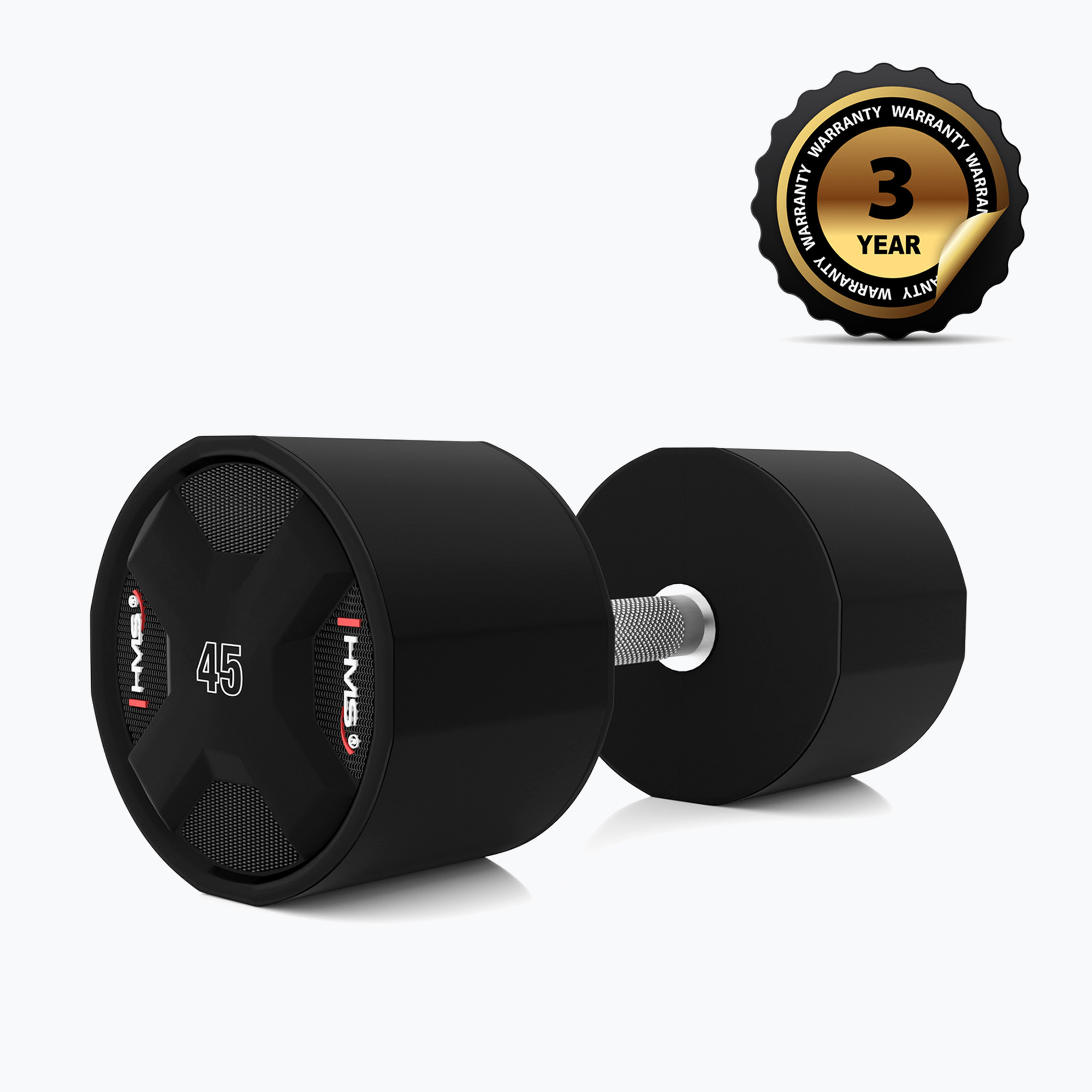 Hantel HMS HPC 1 szt. 45 kg black 