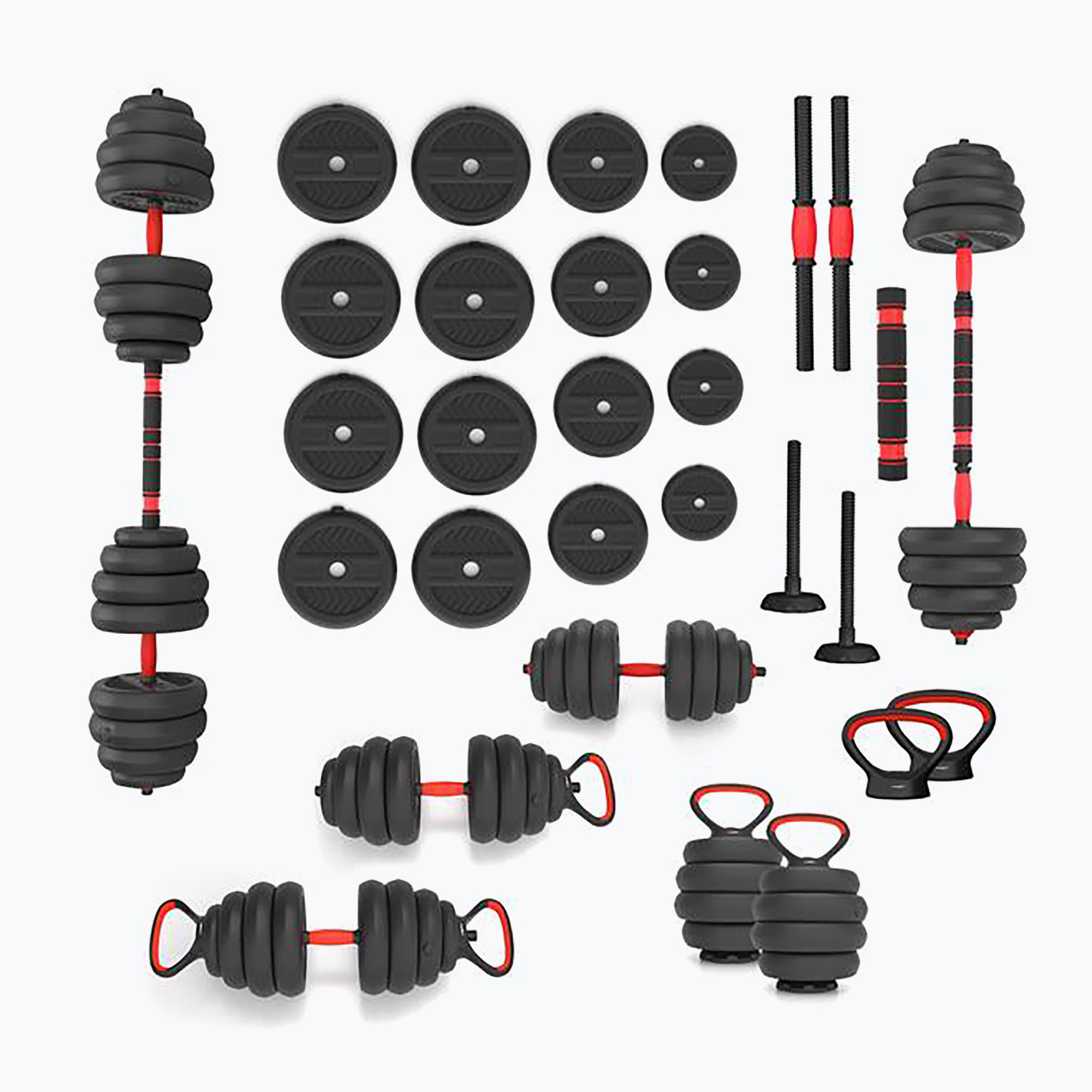 Zestaw ciężarów HMS SGN140 Pro Set 6w1 40 kg 