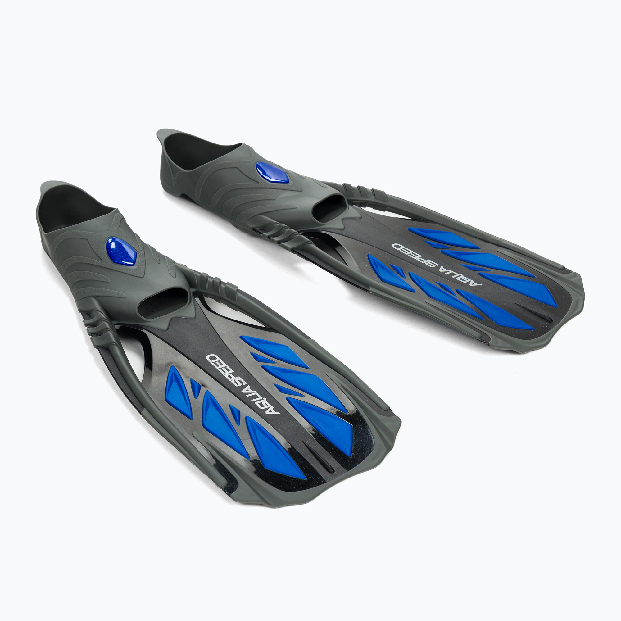 Zdjęcia - Płetwy Aqua-Speed  do snorkelingu  Inox czarne/niebieskie | WYSYŁKA W 24H | 