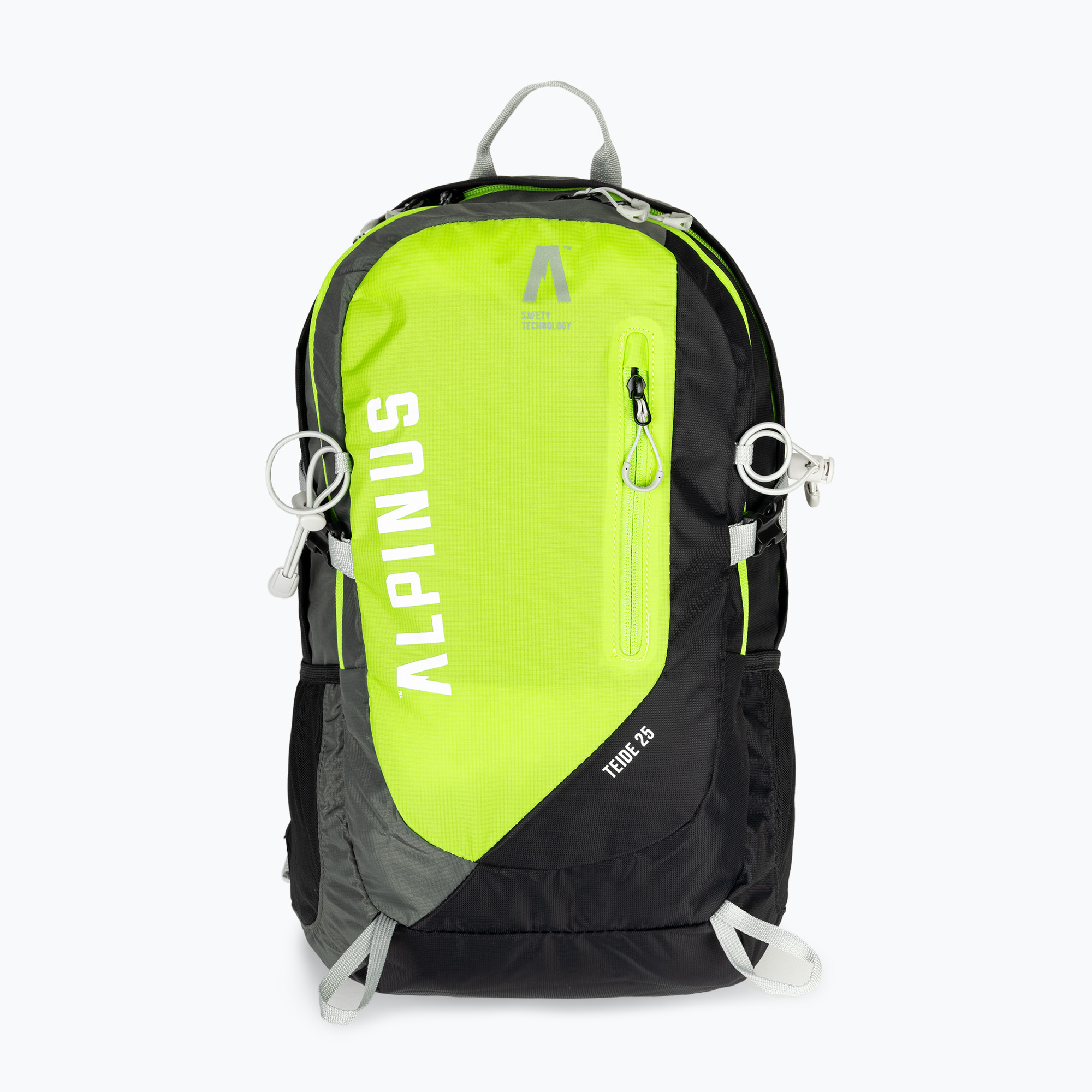 Plecak turystyczny Alpinus Teide 25 l czarny/limonka | WYSYŁKA W 24H | 30 DNI NA ZWROT