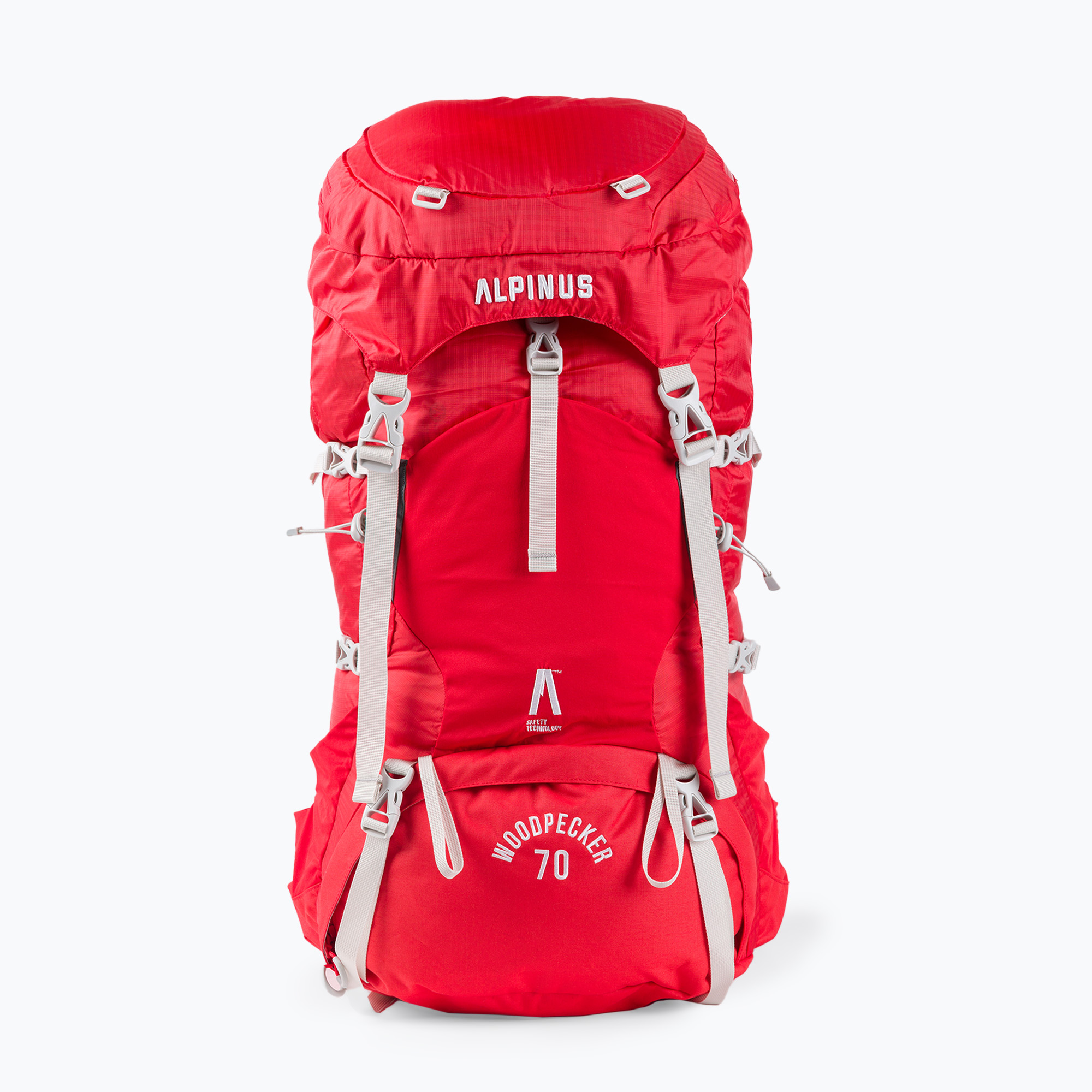 Plecak trekkingowy Alpinus Woodpecker 70 l czerwony | WYSYŁKA W 24H | 30 DNI NA ZWROT