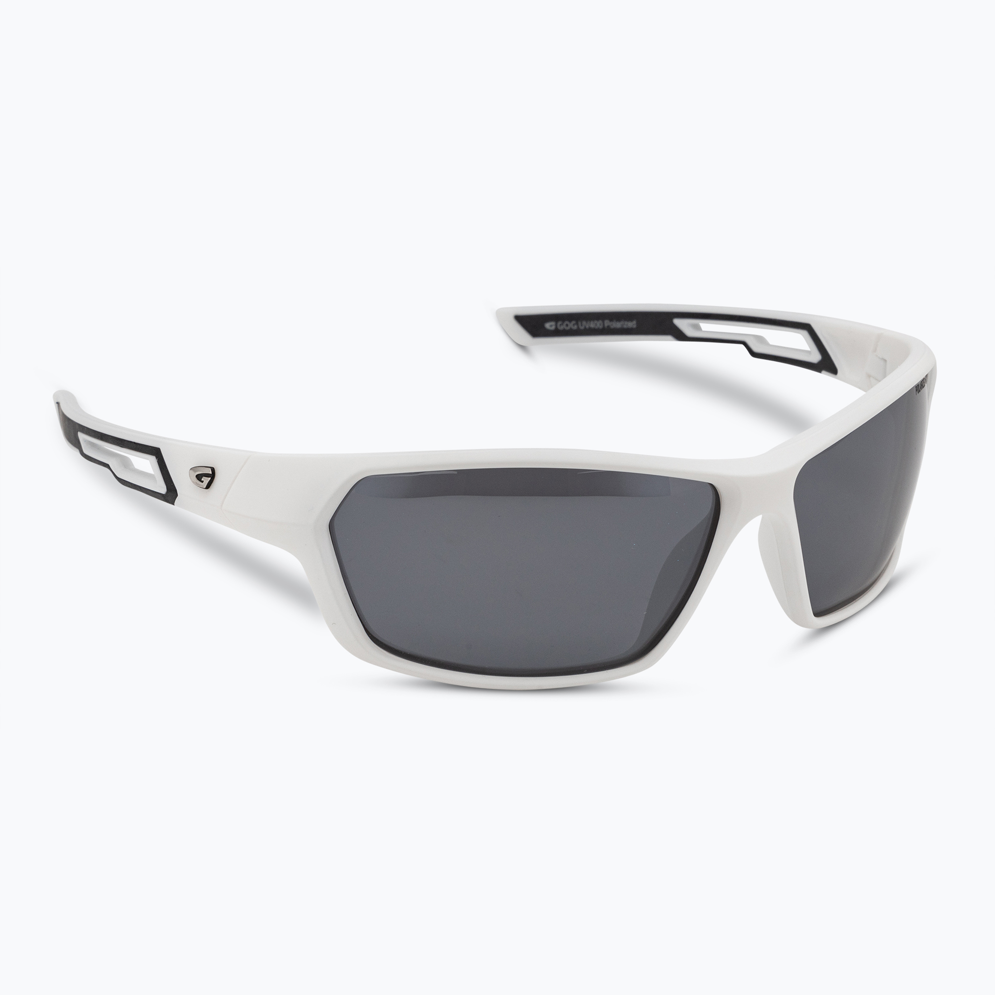 Okulary przeciwsłoneczne GOG Jil matt white/black/flash mirror 