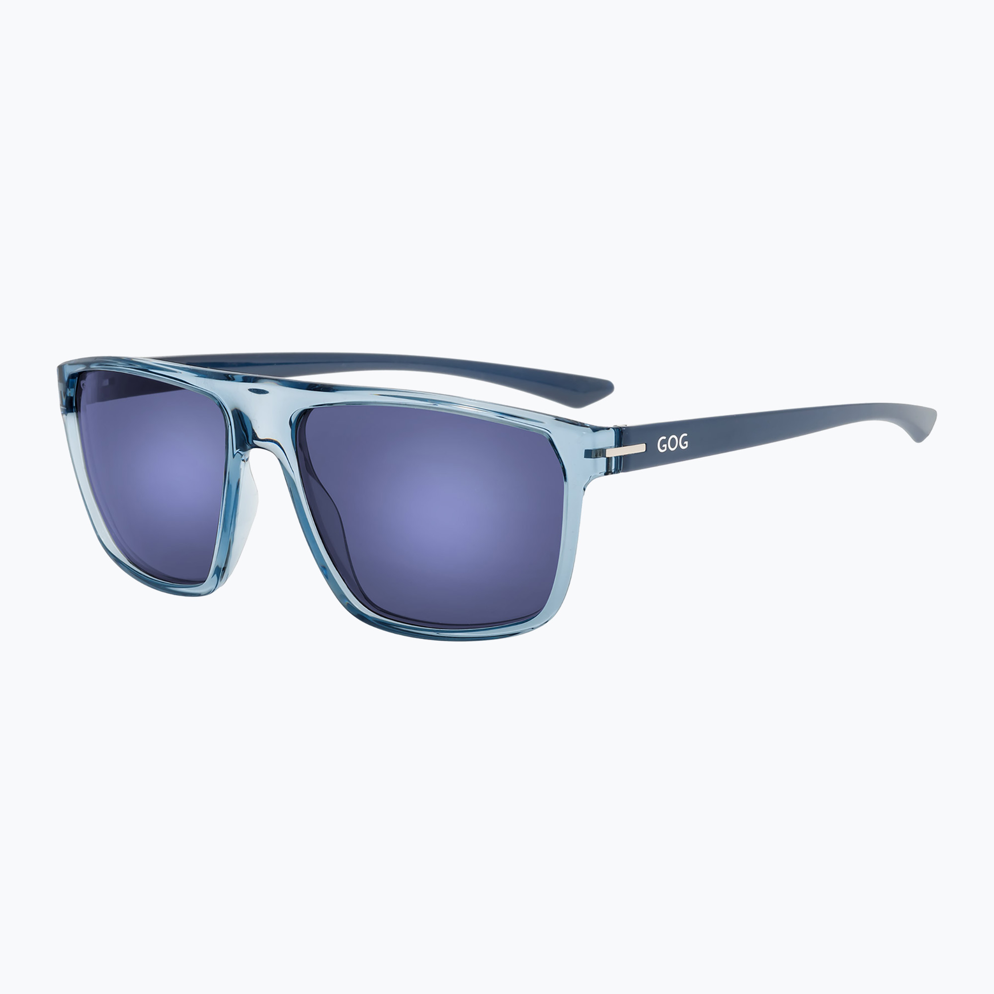 Okulary przeciwsłoneczne GOG Lucas  cristal blue/navy blue/blue mirror | WYSYŁKA W 24H | 30 DNI NA ZWROT