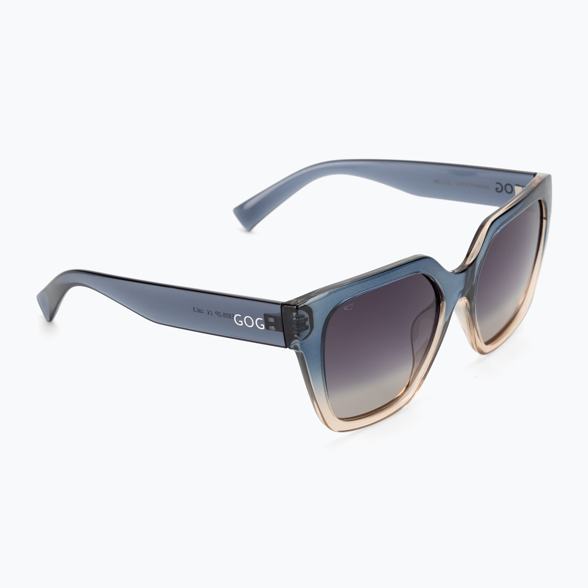 Okulary przeciwsłoneczne damskie GOG Hazel cristal grey/brown/gradient smoke | WYSYŁKA W 24H | 30 DNI NA ZWROT
