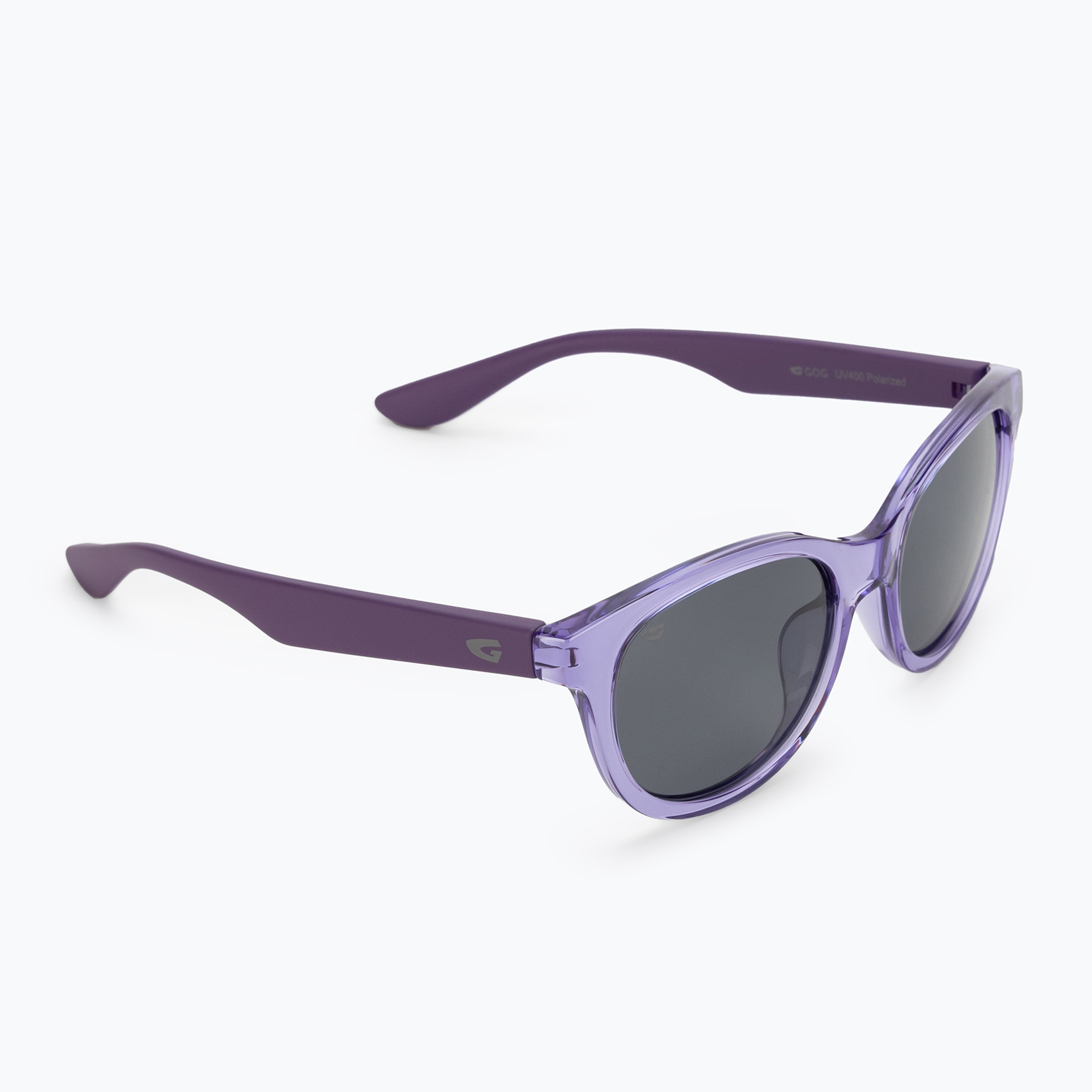 Okulary przeciwsłoneczne dziecięce GOG Nelia cristal purple/purple/smoke | WYSYŁKA W 24H | 30 DNI NA ZWROT