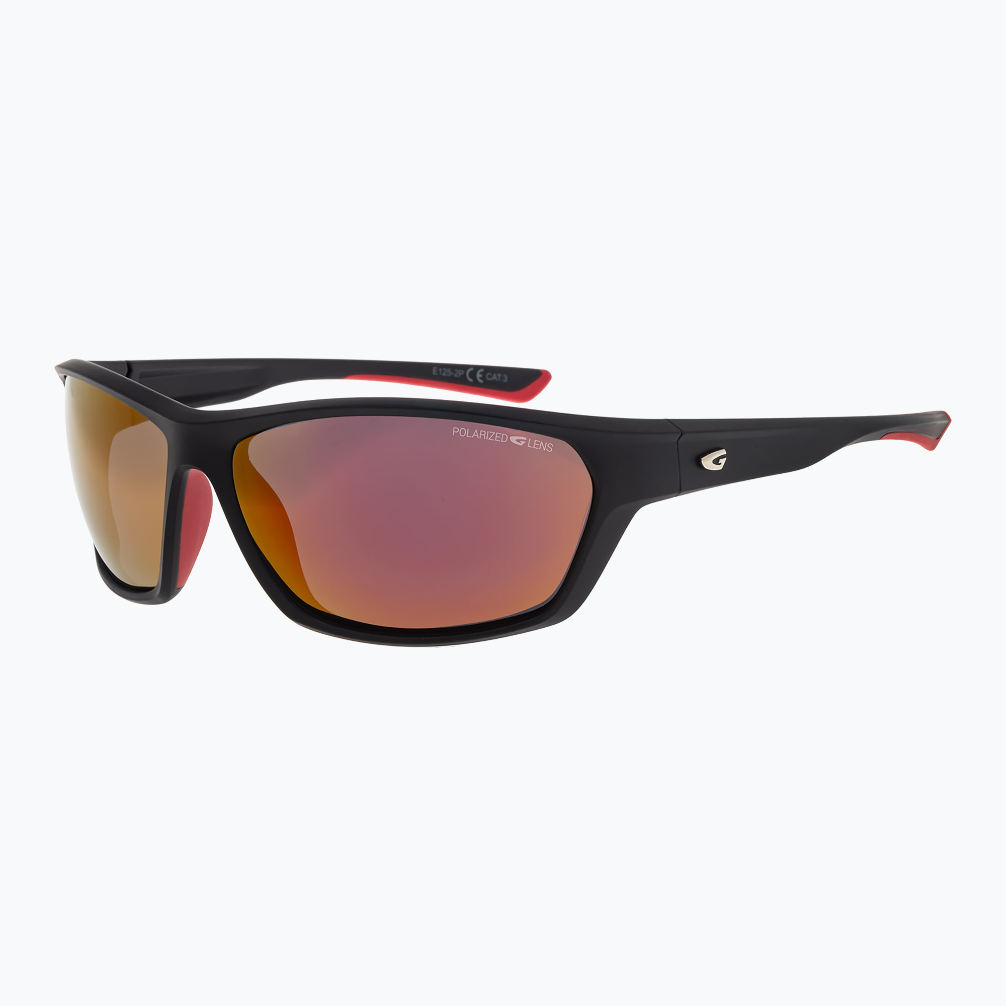 Okulaty przeciwsłoneczne GOG Chinook matt black/red/red mirror | WYSYŁKA W 24H | 30 DNI NA ZWROT