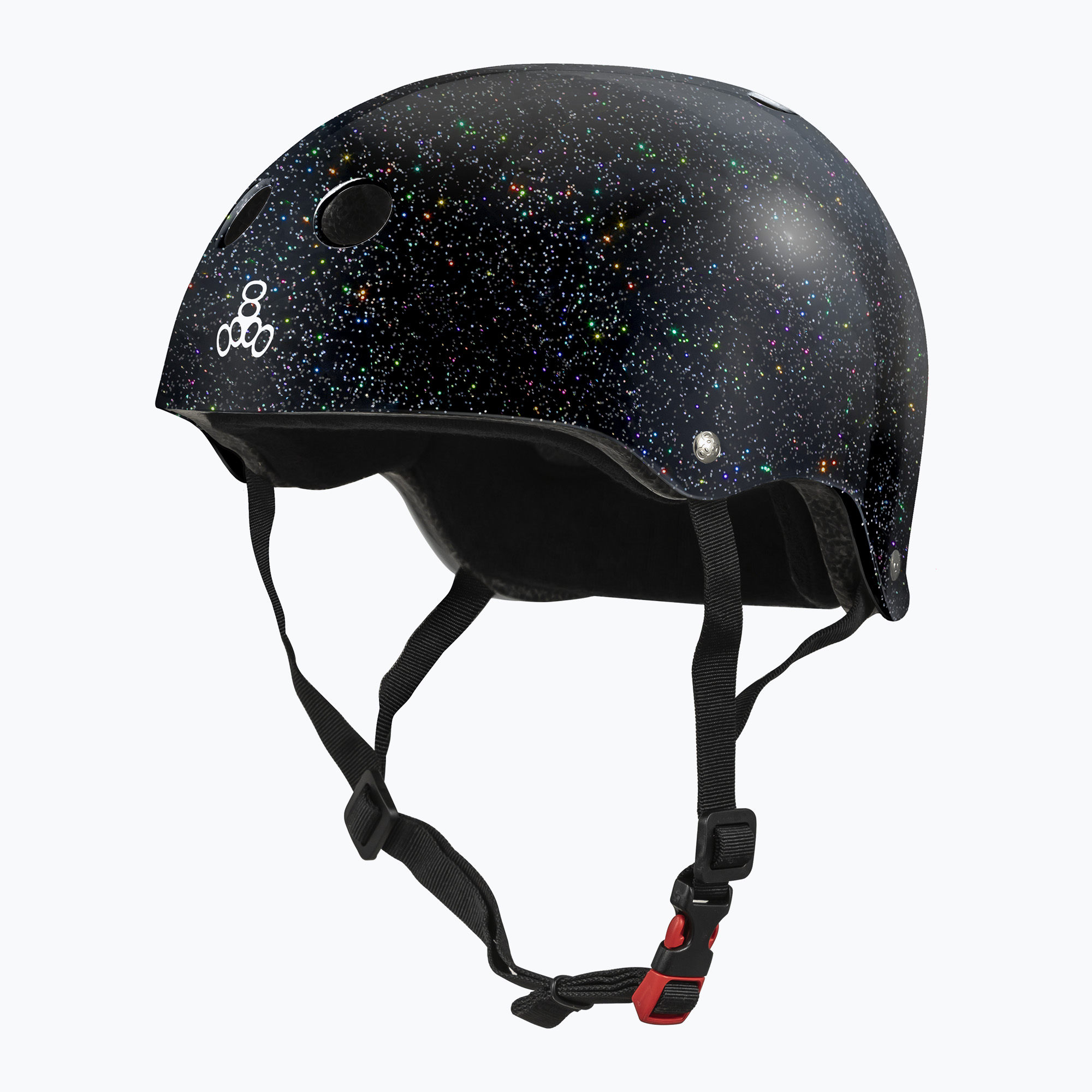 Kask Triple Eight The Certified Sweatsaver black glitter 