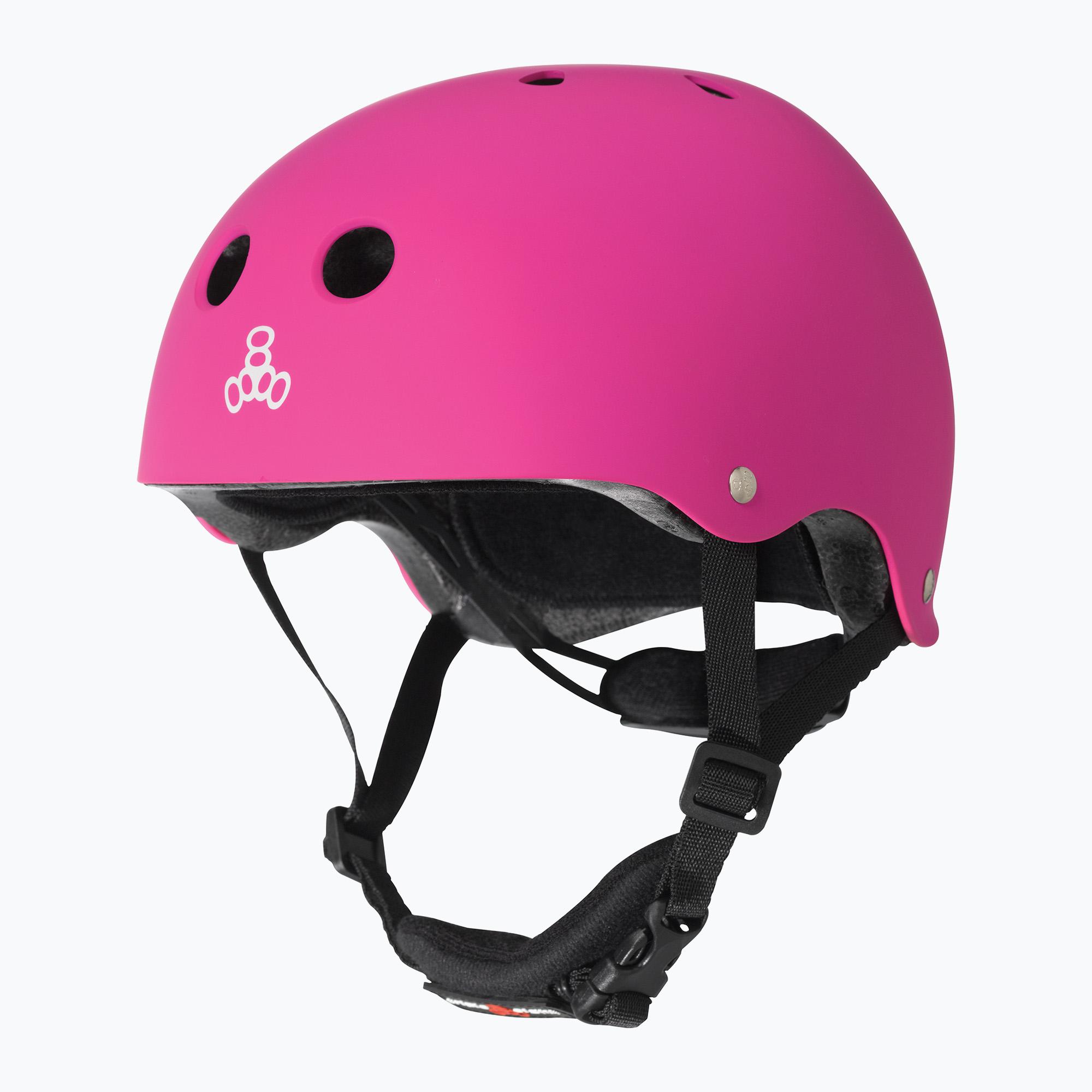 Kask dziecięcy Triple Eight Lil 8 Youth neon pink matte 