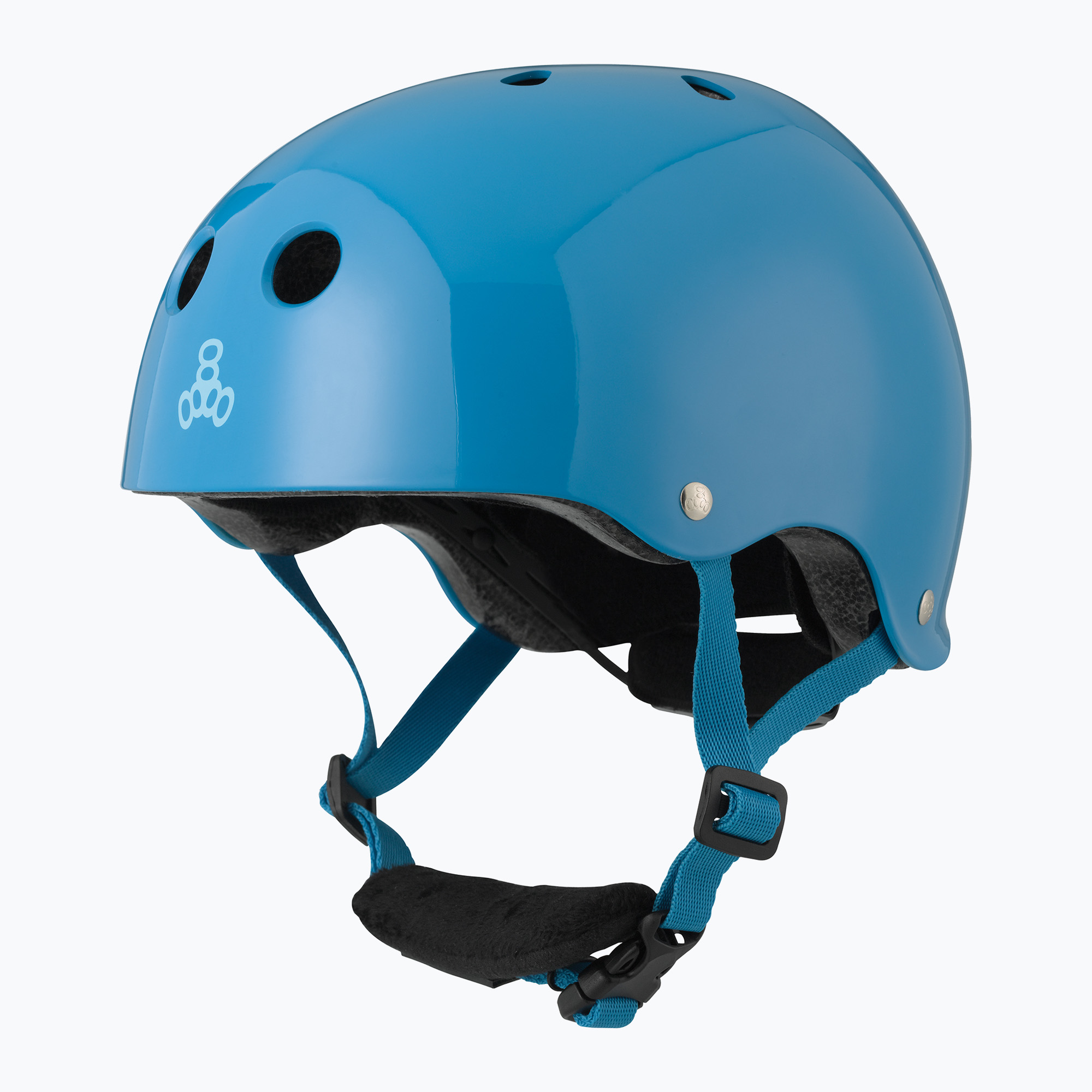 Kask dziecięcy Triple Eight Lil 8 Youth blue glossy 
