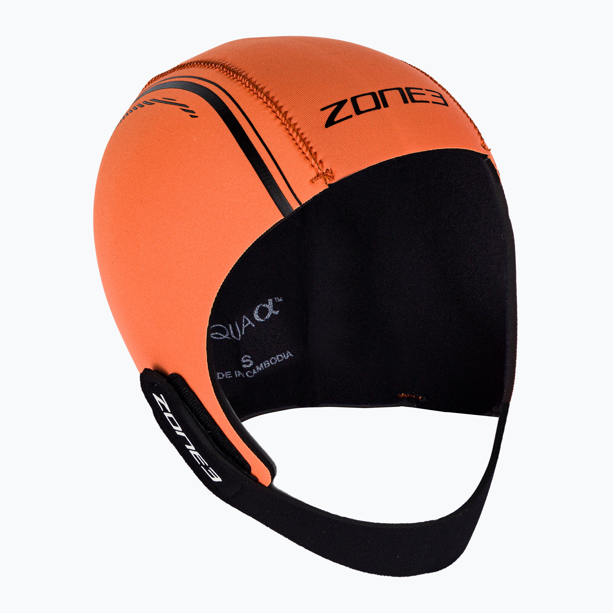 Czepek neoprenowy ZONE3 Neoprene Swim orange | WYSYŁKA W 24H | 30 DNI NA ZWROT