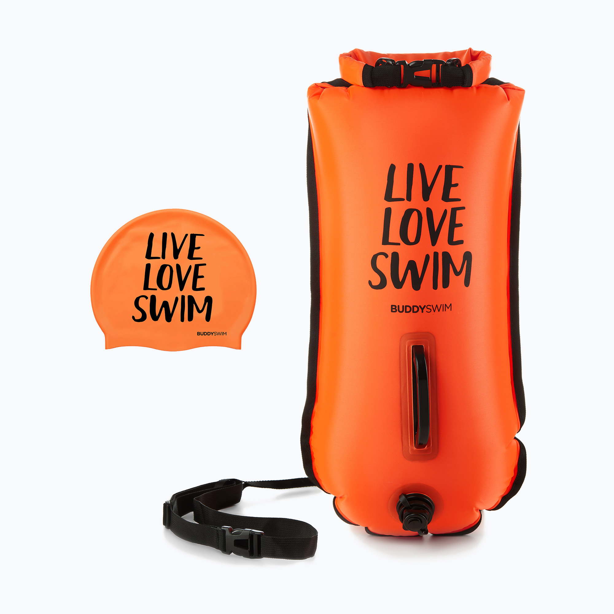 Bojka asekuracyjna BuddySwim LLS Dry Bag 28 l orange | WYSYŁKA W 24H | 30 DNI NA ZWROT