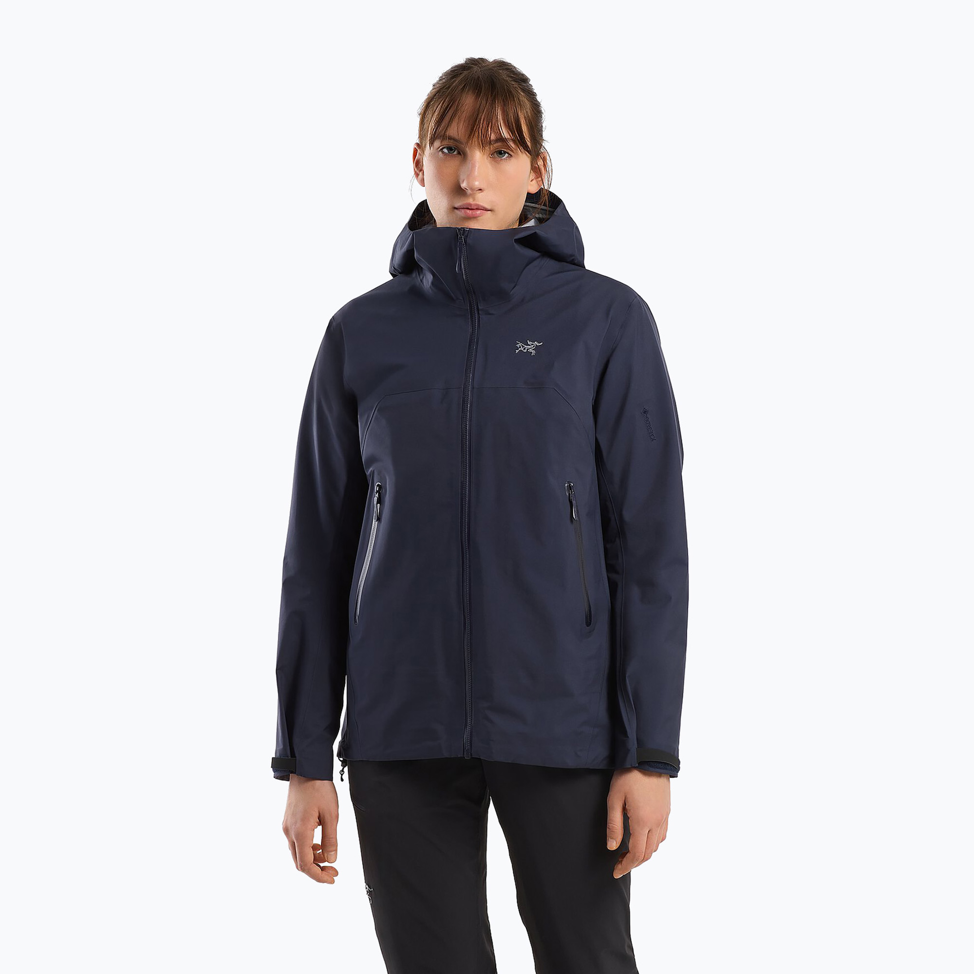 Kurtka przeciwdeszczowa damska Arc'teryx Beta black/sapphire | WYSYŁKA W 24H | 30 DNI NA ZWROT