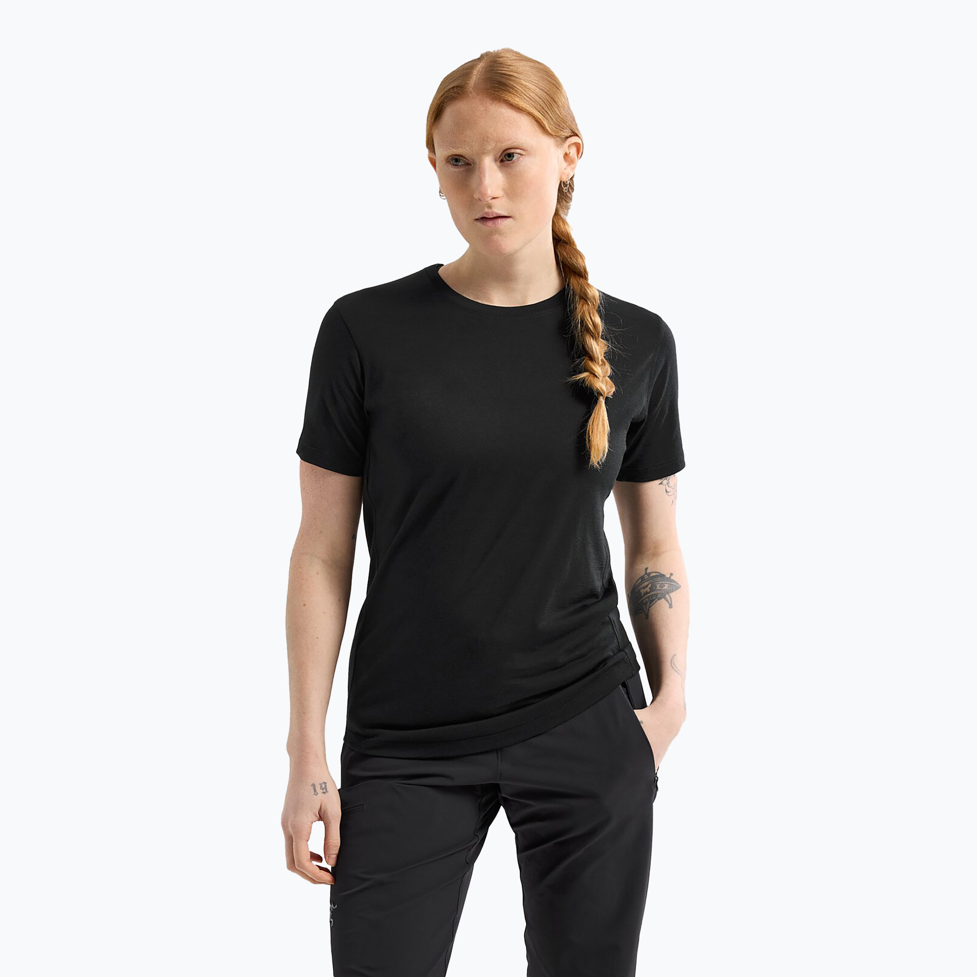 Koszulka damska Arc'teryx Lana Crew black/sapphire | WYSYŁKA W 24H | 30 DNI NA ZWROT