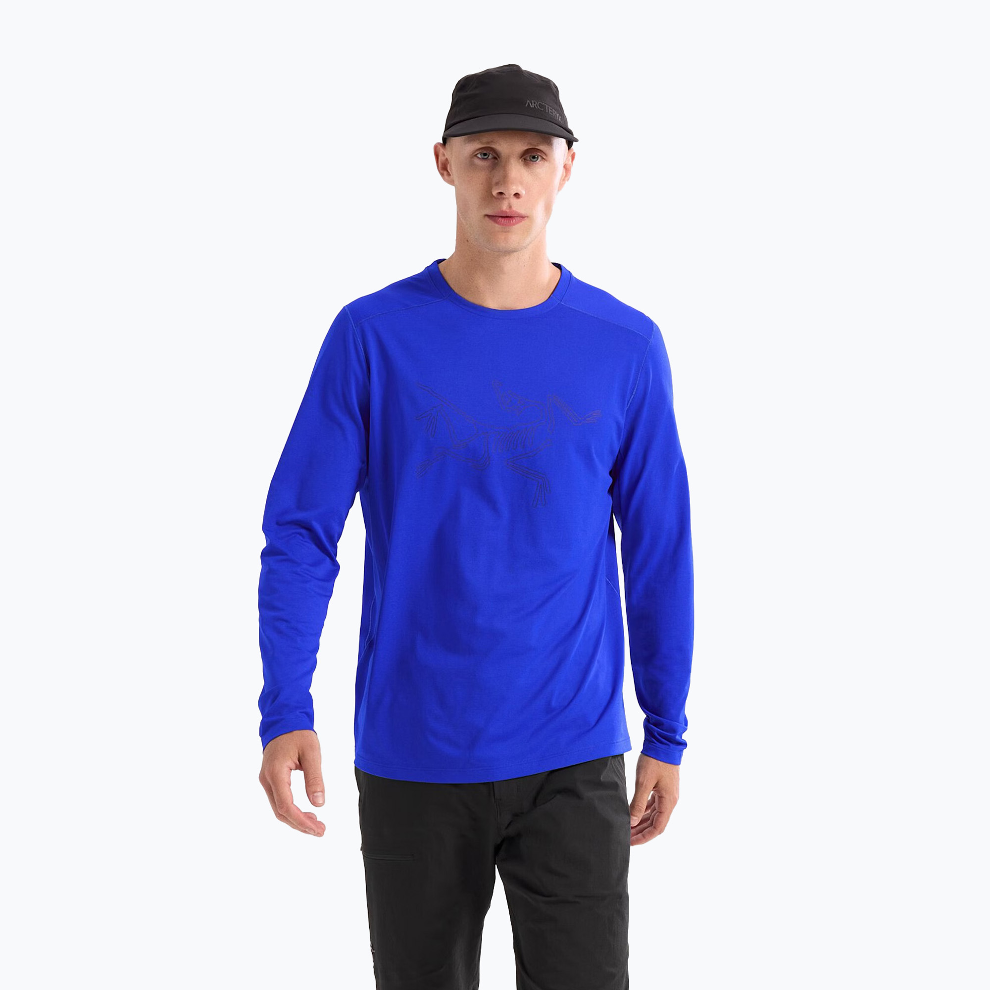 Longsleeve męski Arc'teryx Cormac Logo vitality heather/ black sapphire | WYSYŁKA W 24H | 30 DNI NA ZWROT