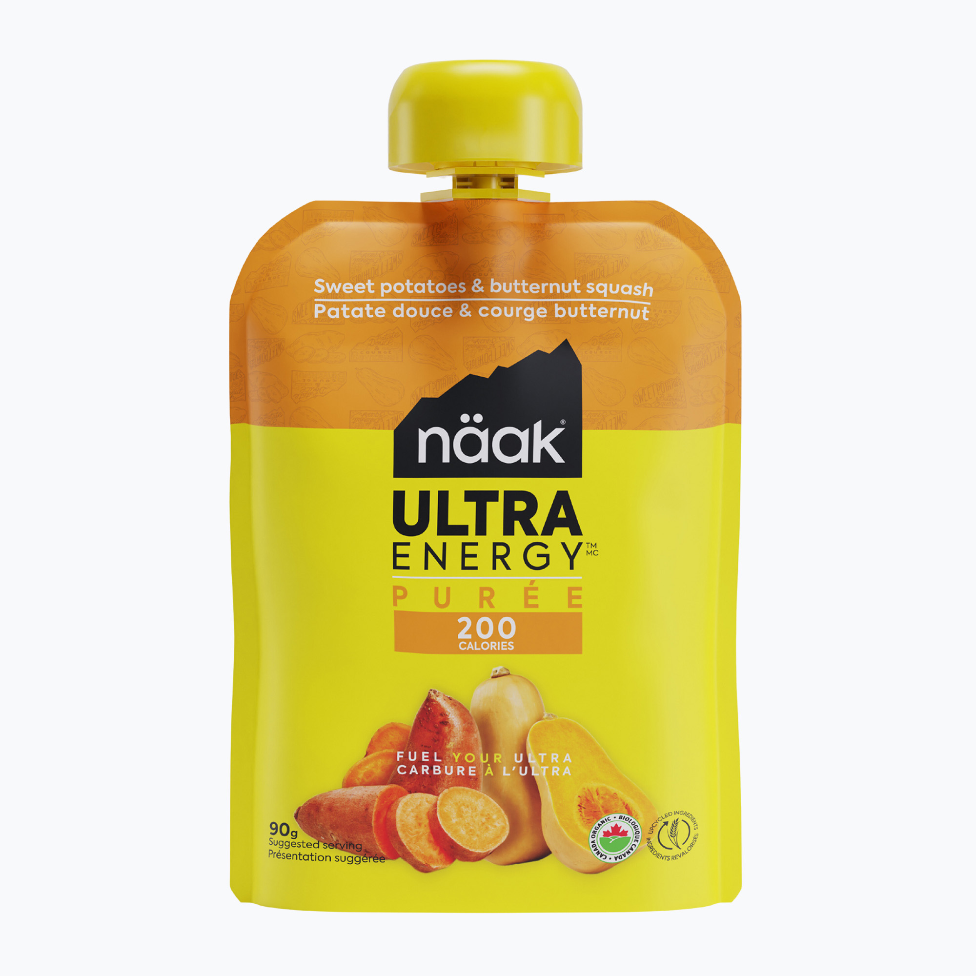 Zestaw żeli energetycznych Näak Ultra Energy 6 x 90 g sweet potatoes butternut squash 